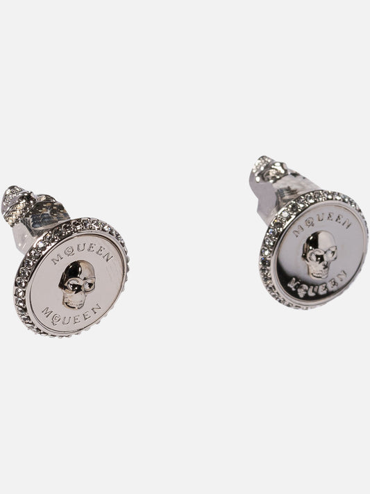 Earrings 100% brass  Silver - Alexander McQueen Women | PLP | VIETTI Online Store | 2
