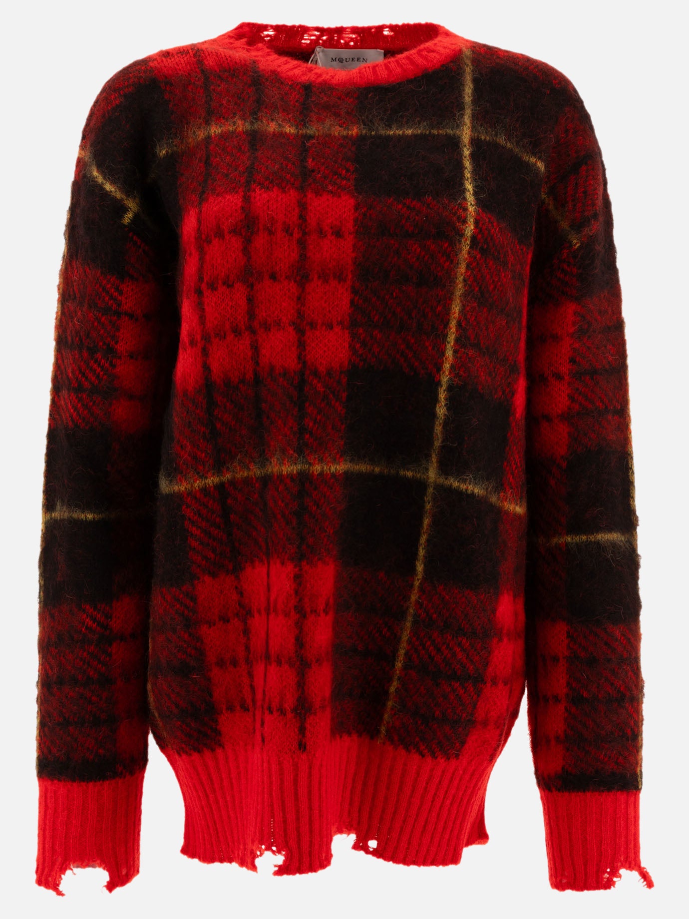 "Tartan Distressed" sweater