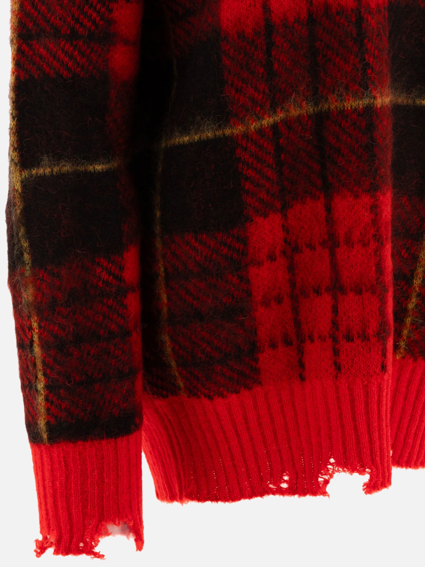 "Tartan Distressed" sweater