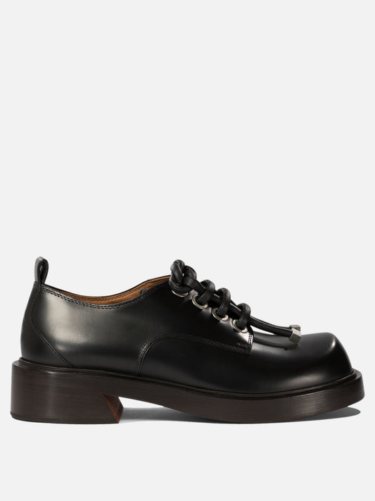 Lace-up derby shoes