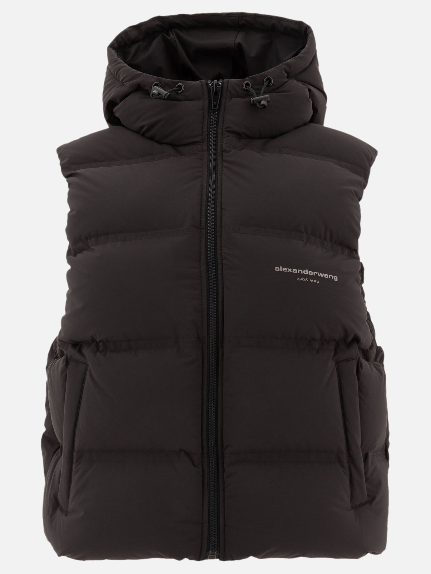 Vest jackets Solid colour  Black - Alexander Wang Women | PDP | VIETTI Online Store | thumbnail