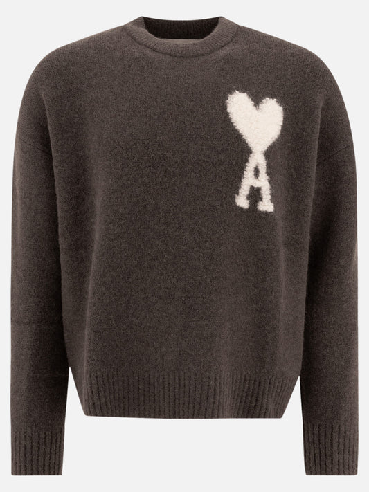 Ami Paris "Ami de Coeur" sweater Grey