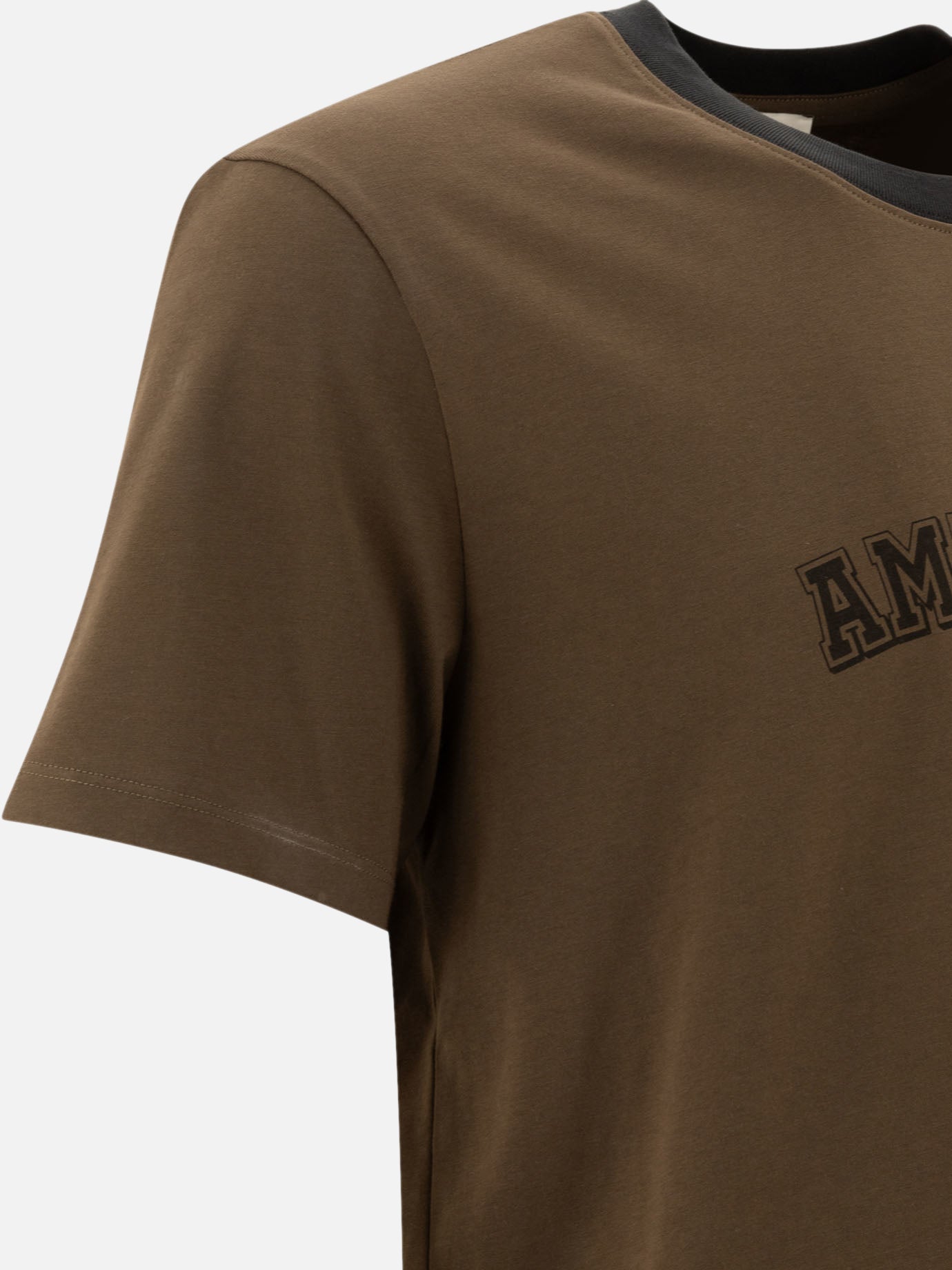 Ami Paris "Ami Paris" t-shirt Brown