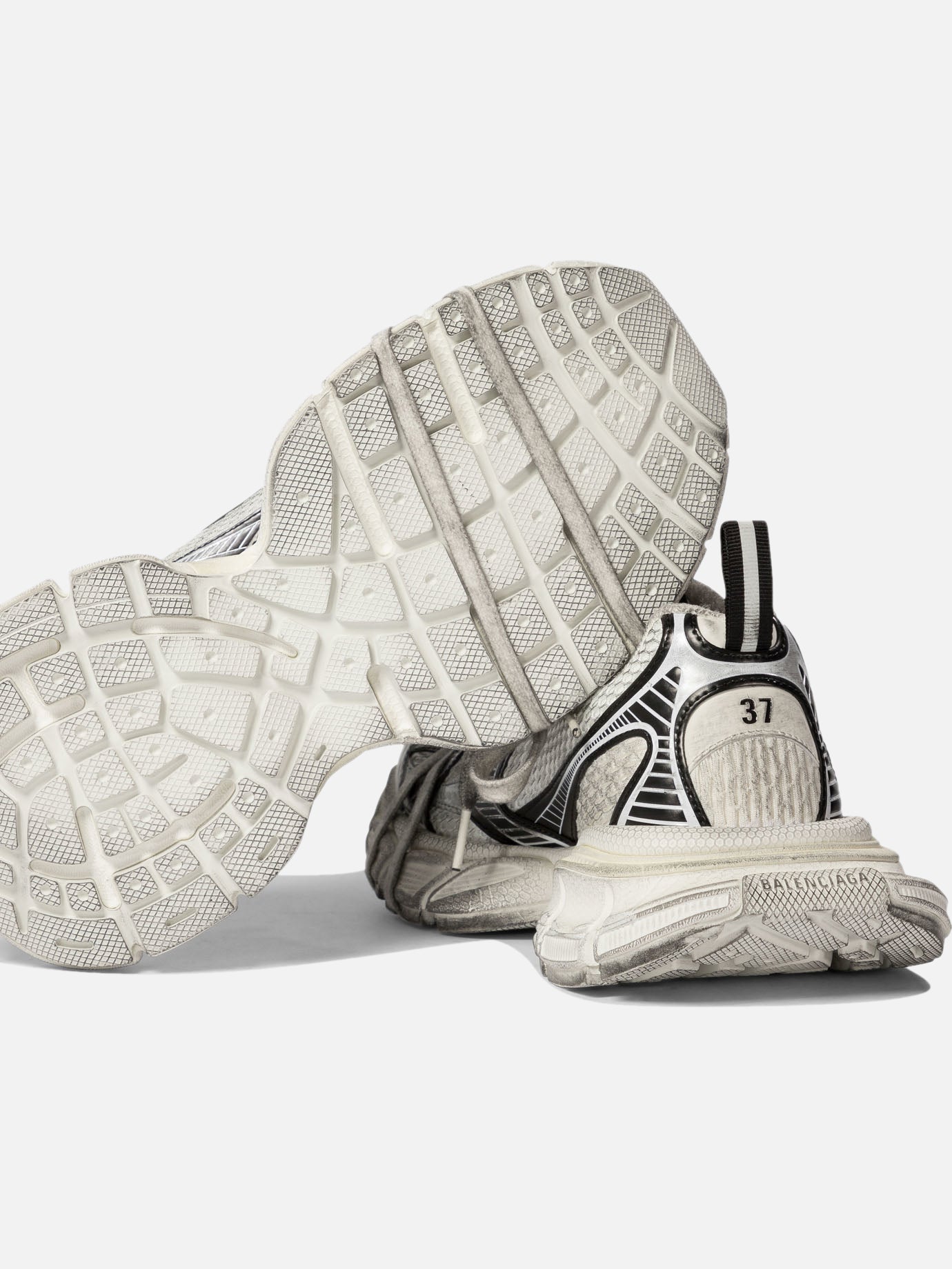 Low top sneakers 55% polyurethane 45% polyester - 100% rubber  White - Balenciaga Women | PDP | VIETTI Online Store | Zoom-Modal_5
