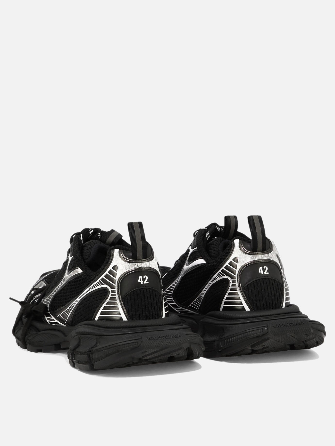 Low top sneakers 55% polyurethane 45% polyester - 100% rubber  Black - Balenciaga Men | PDP | VIETTI Online Store | thumbnail_4