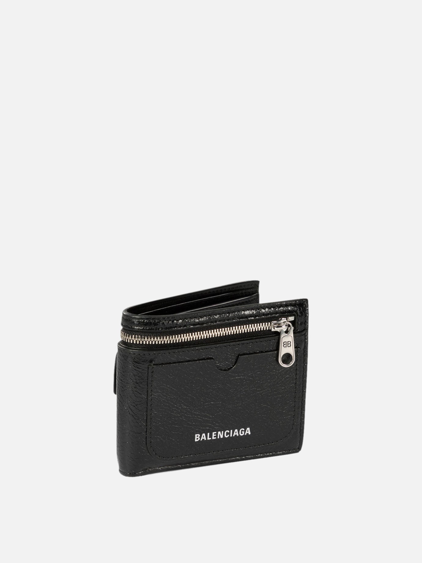 Balenciaga "Superbusy" square folded wallet Black