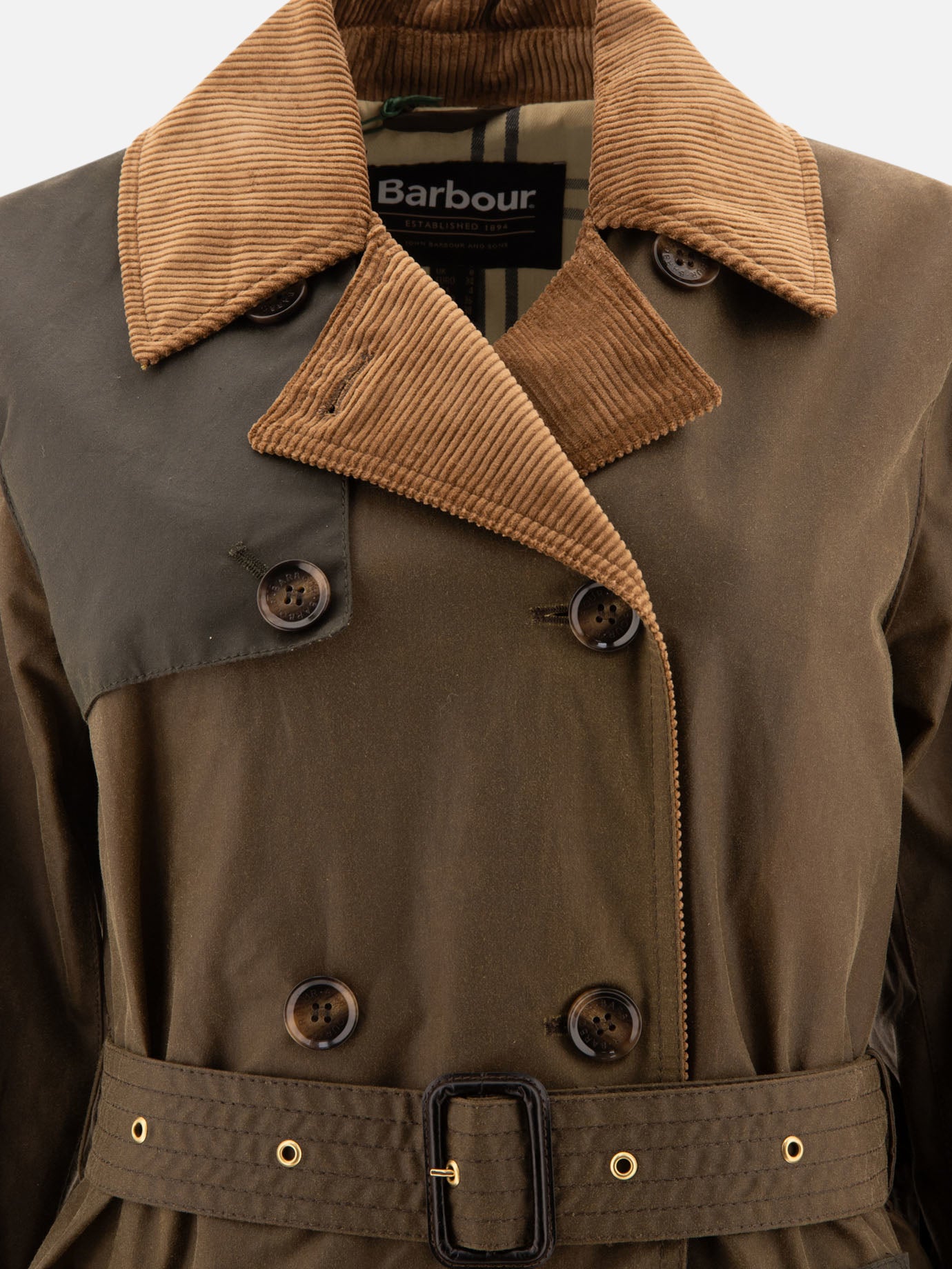 Raincoats & Trench coats Solid colour  Green - Barbour Women | PDP | VIETTI Online Store | thumbnail_3