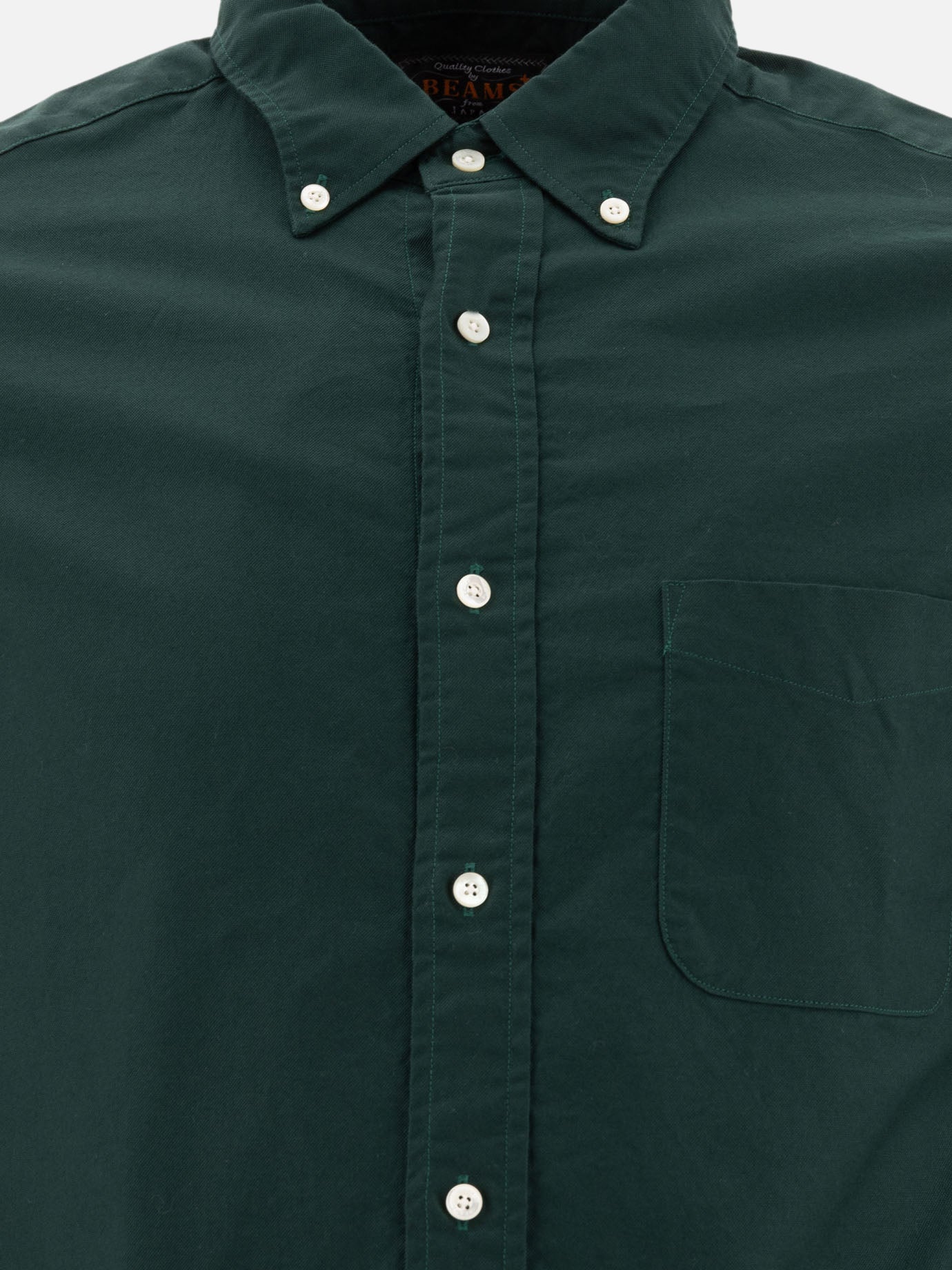 Casual shirts Solid colour  Green - Beams Plus Men | PDP | VIETTI Online Store | thumbnail_3