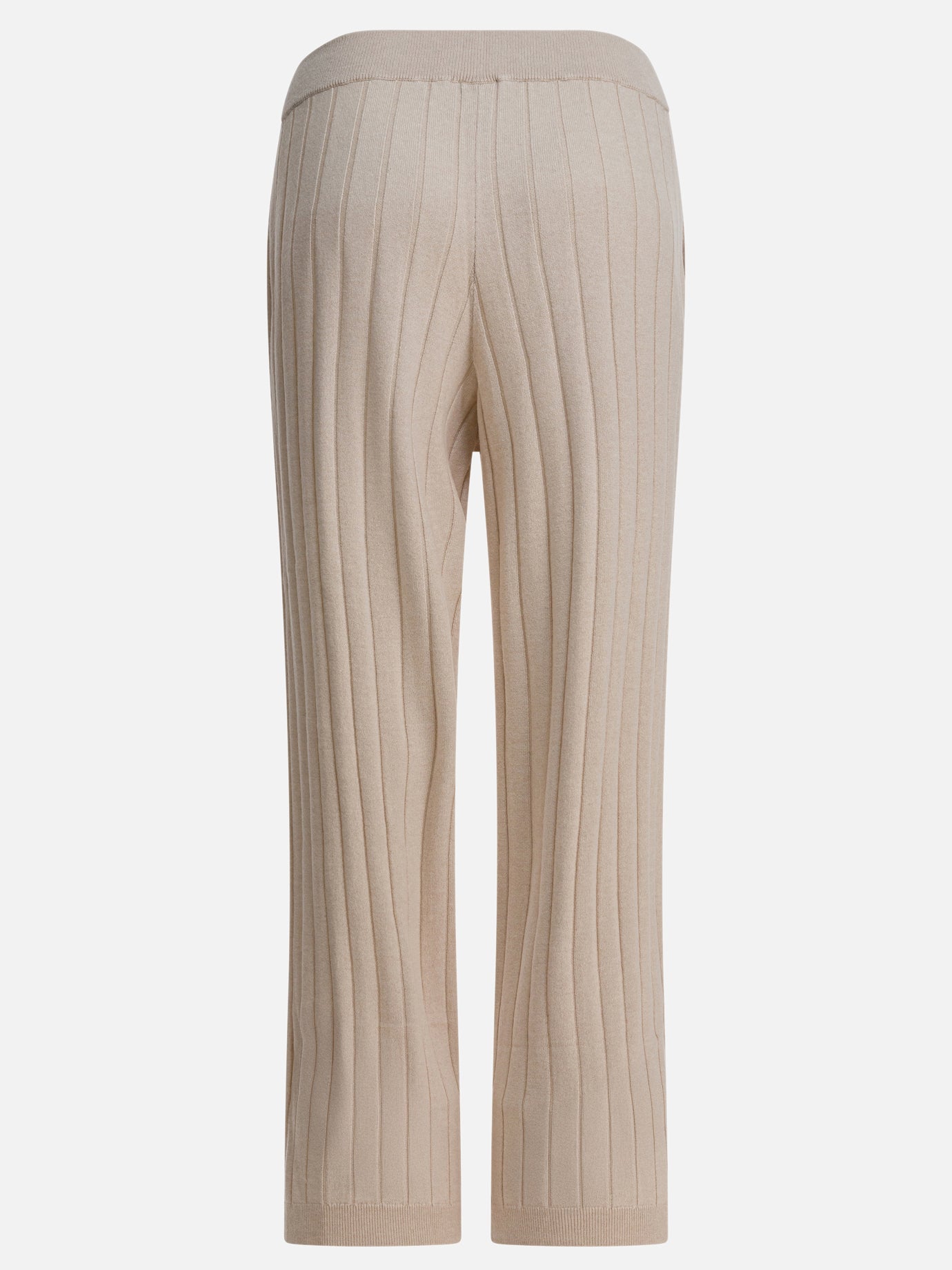 Leisure trousers Solid colour  Beige - Brunello Cucinelli Women | PDP | VIETTI Online Store | thumbnail_2