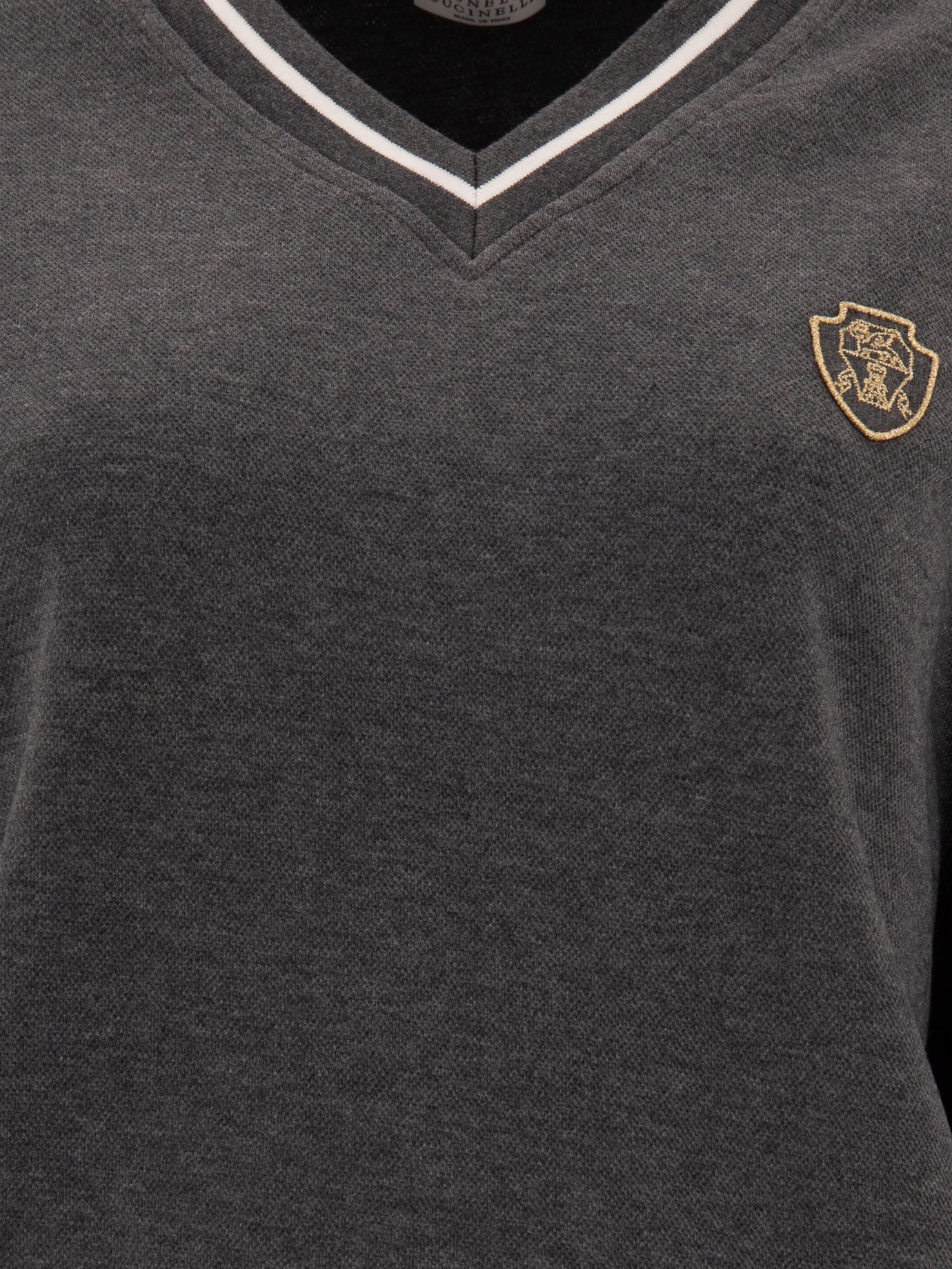 Crewnecks Solid colour  Grey - Brunello Cucinelli Women | PDP | VIETTI Online Store | Zoom-Modal_3
