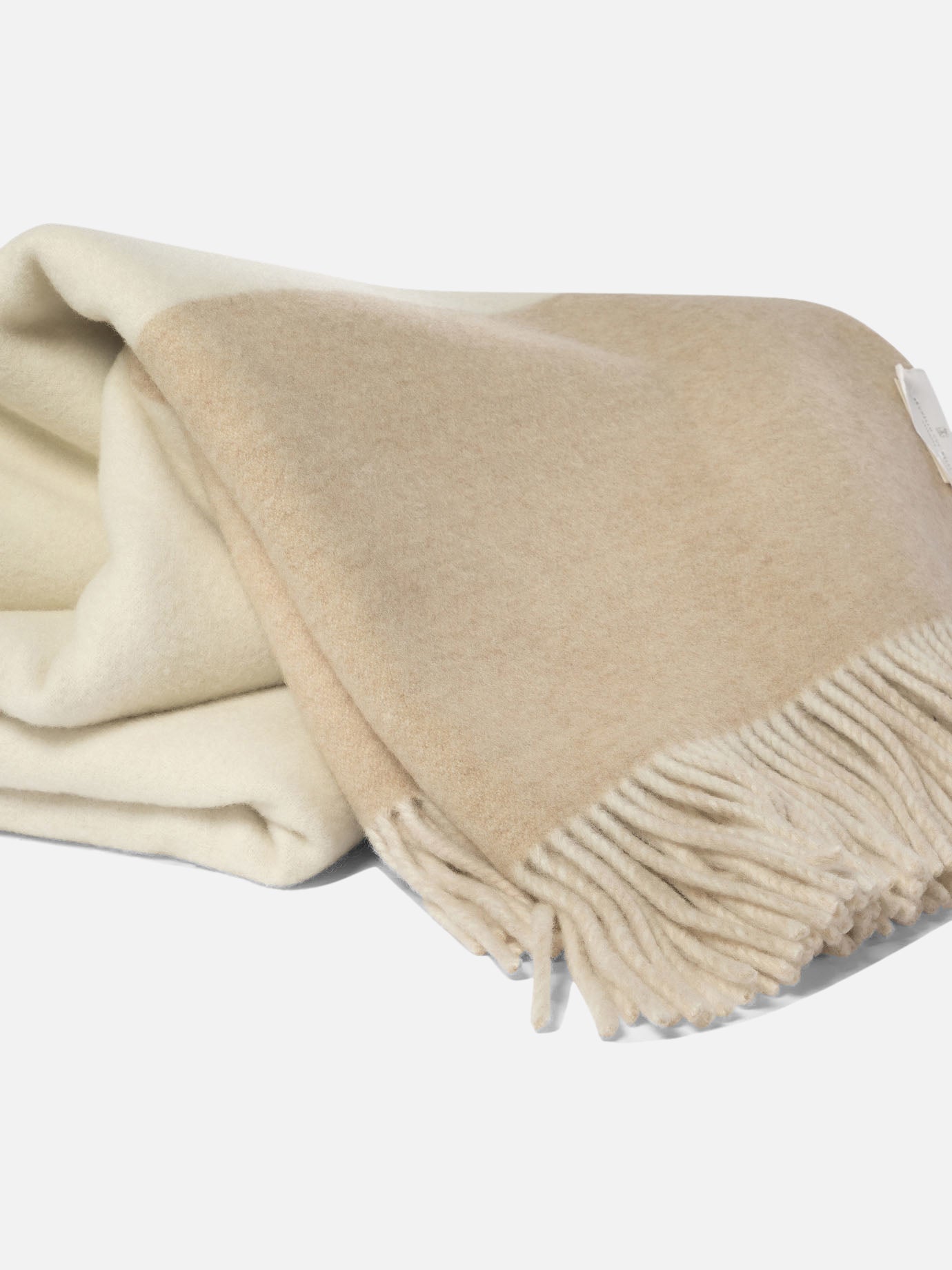 Blankets 100% cashmere  Beige - Brunello Cucinelli Woman | PDP | VIETTI Online Store | thumbnail_2