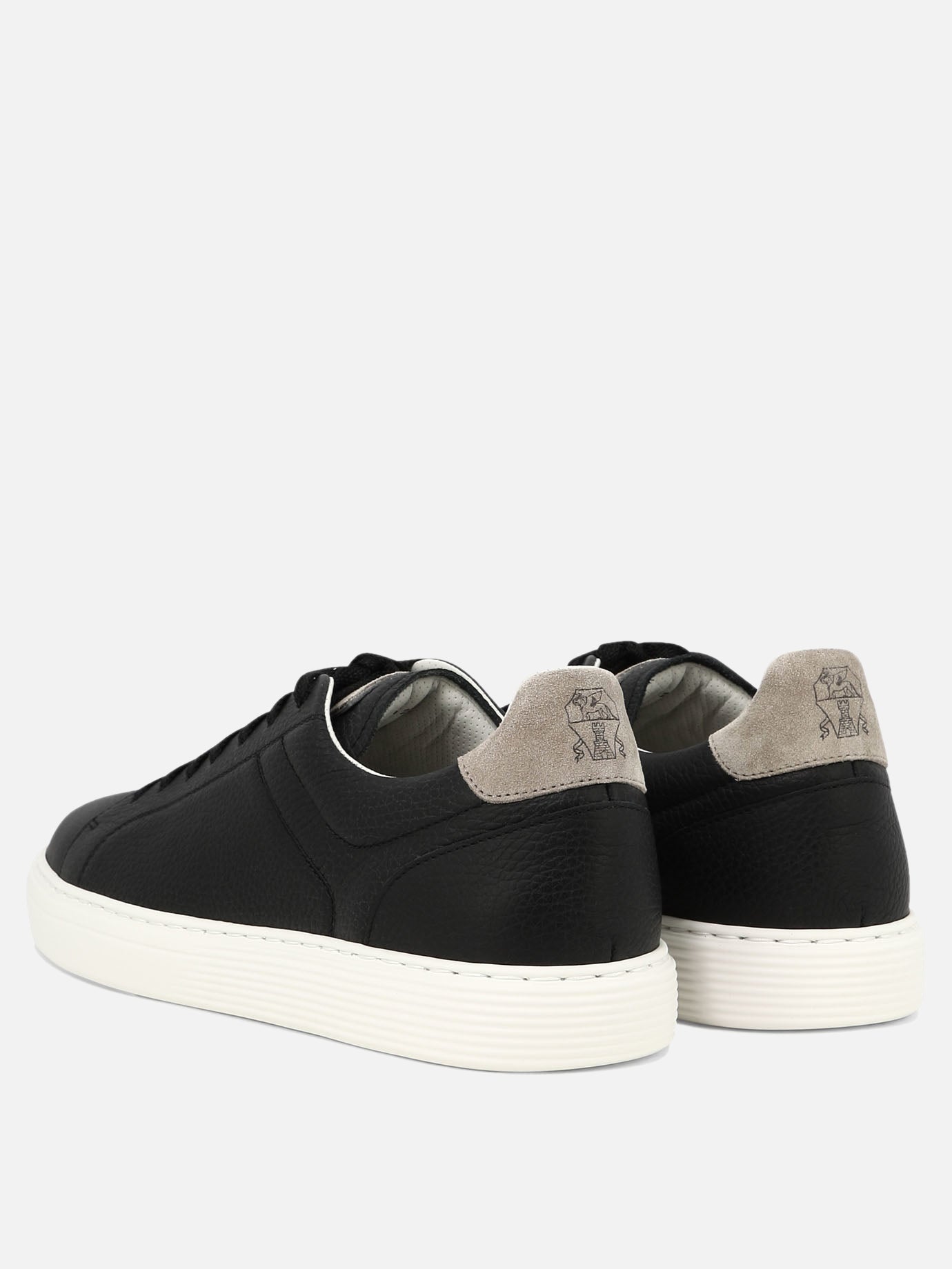 Grained calfskin sneakers