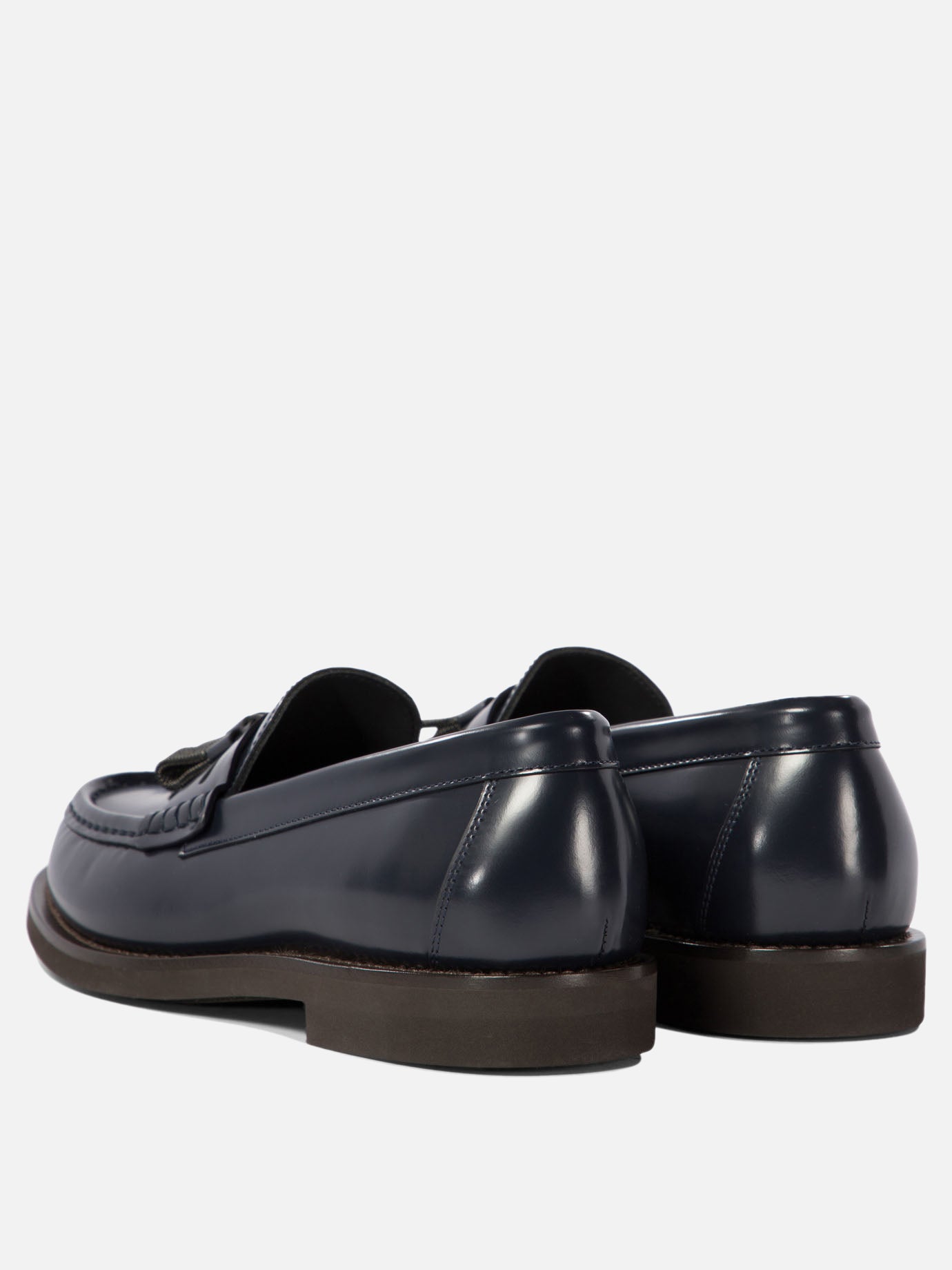 Loafers with Shiny Tassels