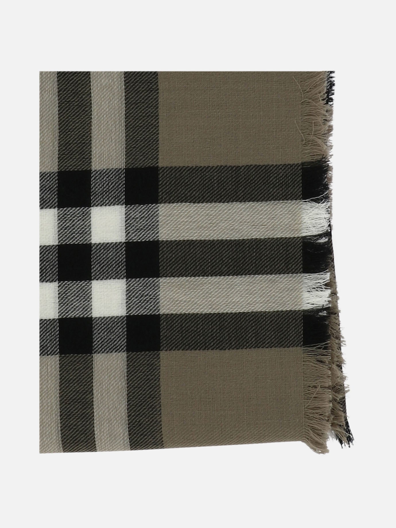 Burberry "Giant Check" scarf Beige