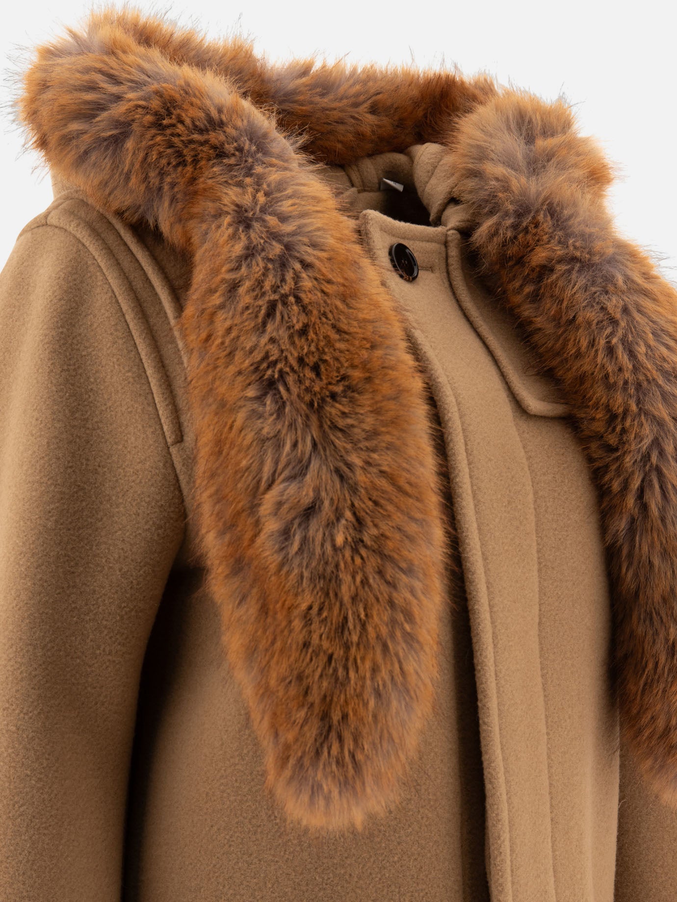 Long coats Solid colour  Beige - Burberry Women | PDP | VIETTI Online Store | thumbnail_4