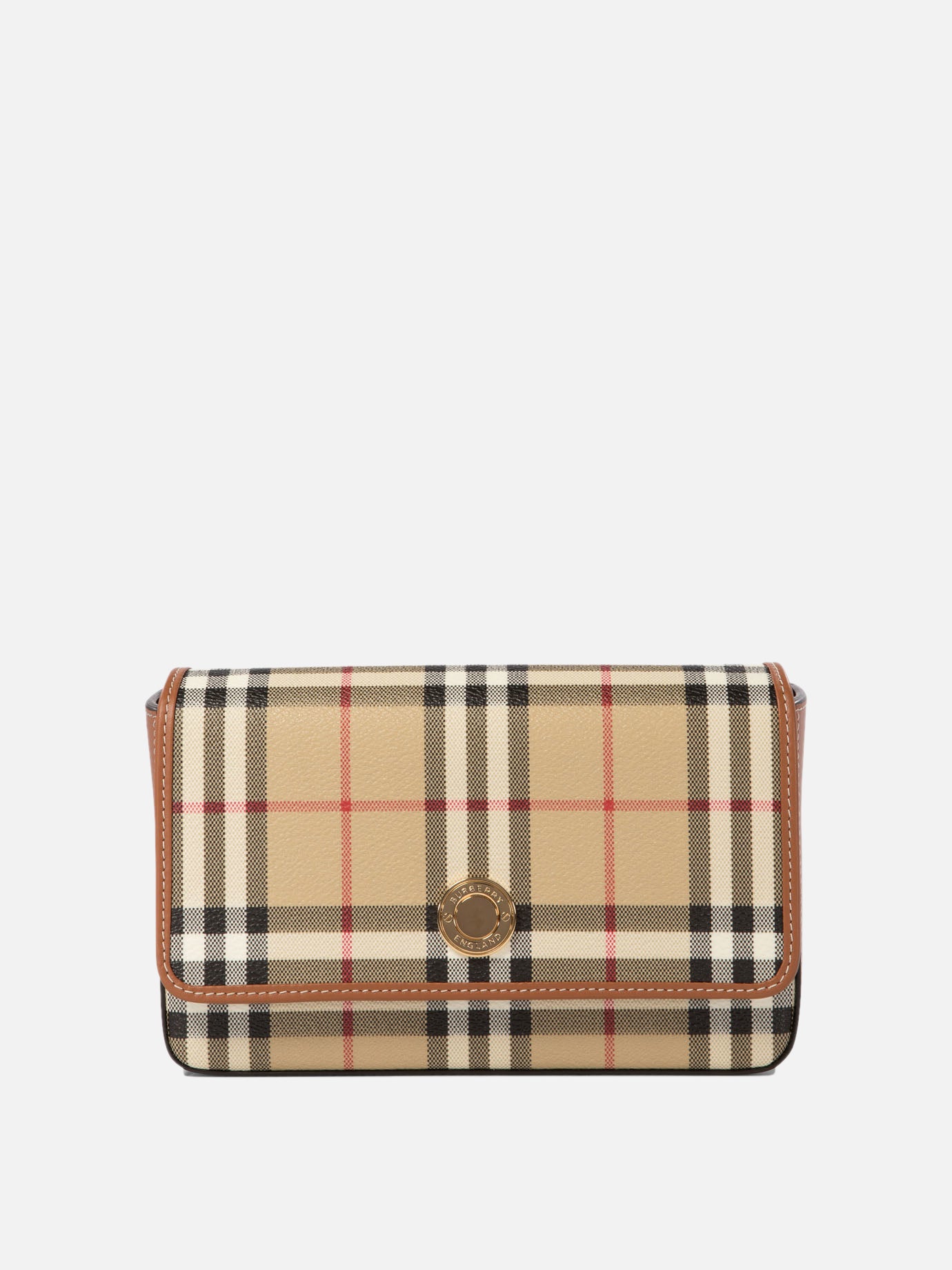 Burberry "Hampshire" crossbody bag Beige