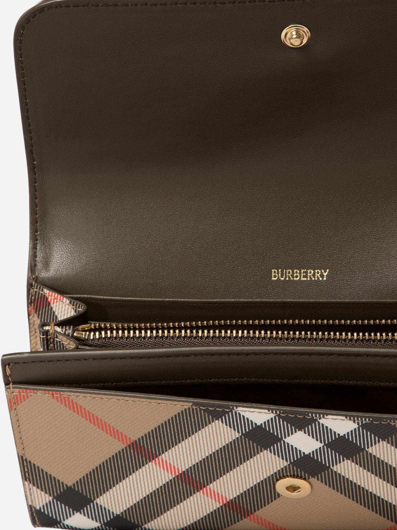 Burberry Continental Check wallet Beige