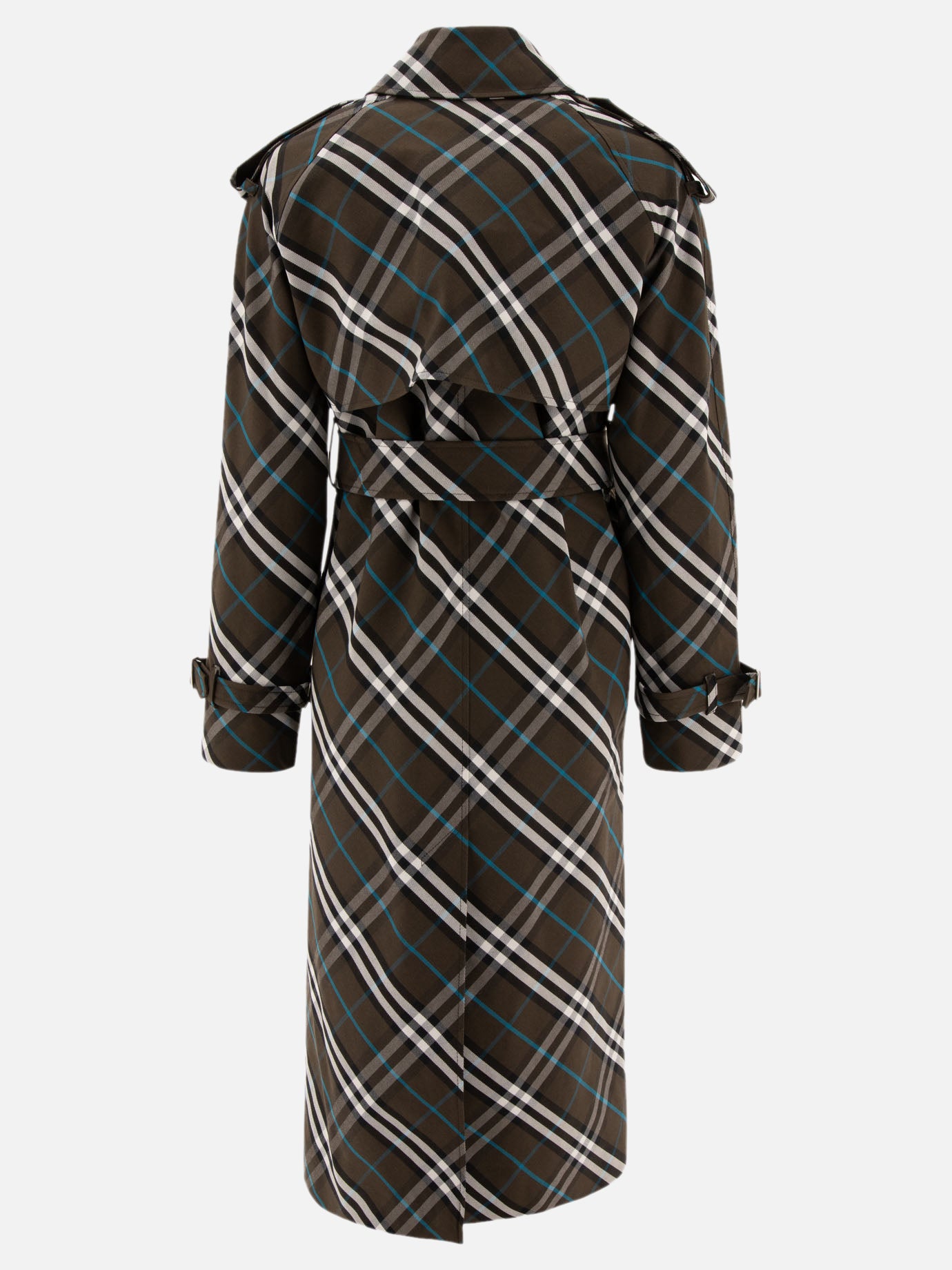 Raincoats & Trench coats Check  Green - Burberry Women | PDP | VIETTI Online Store | thumbnail_2