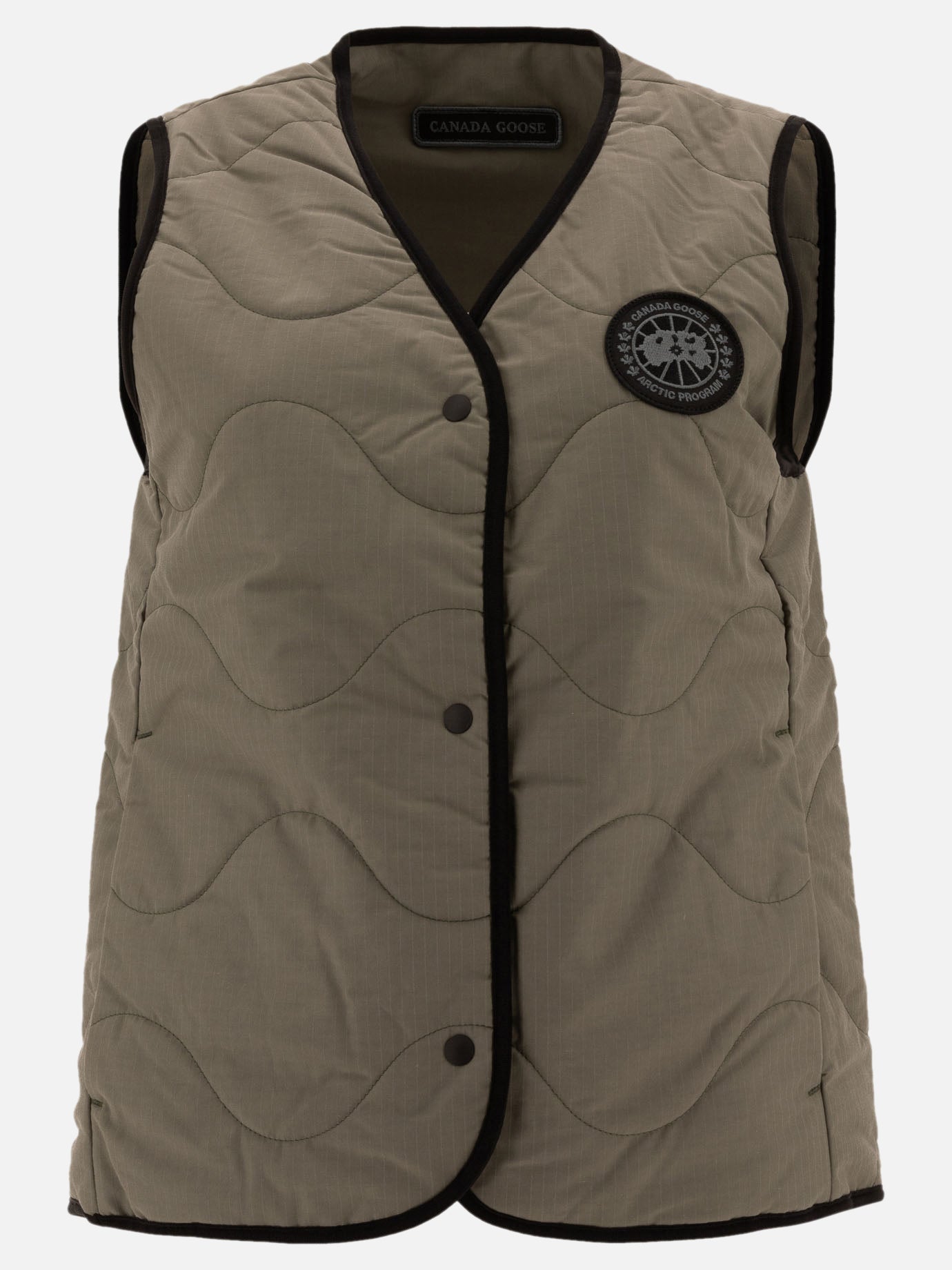 Vest jackets Solid colour  Green - Canada Goose Women | PDP | VIETTI Online Store | thumbnail
