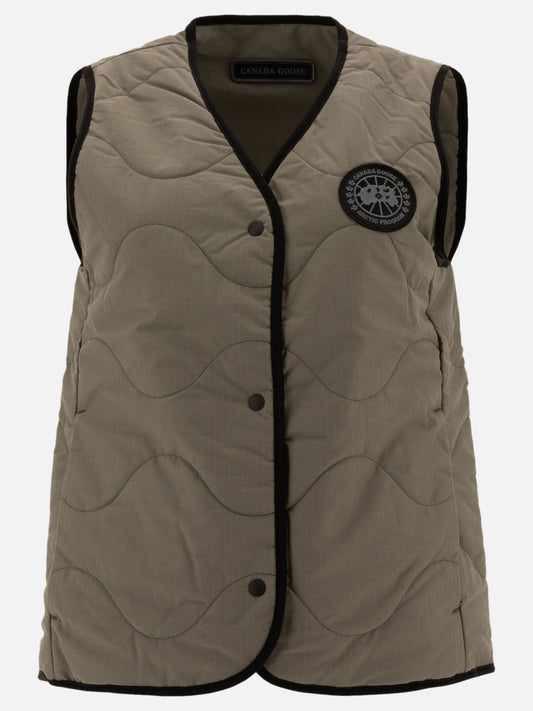 Vest jackets Solid colour  Green - Canada Goose Women | PLP | VIETTI Online Store 
