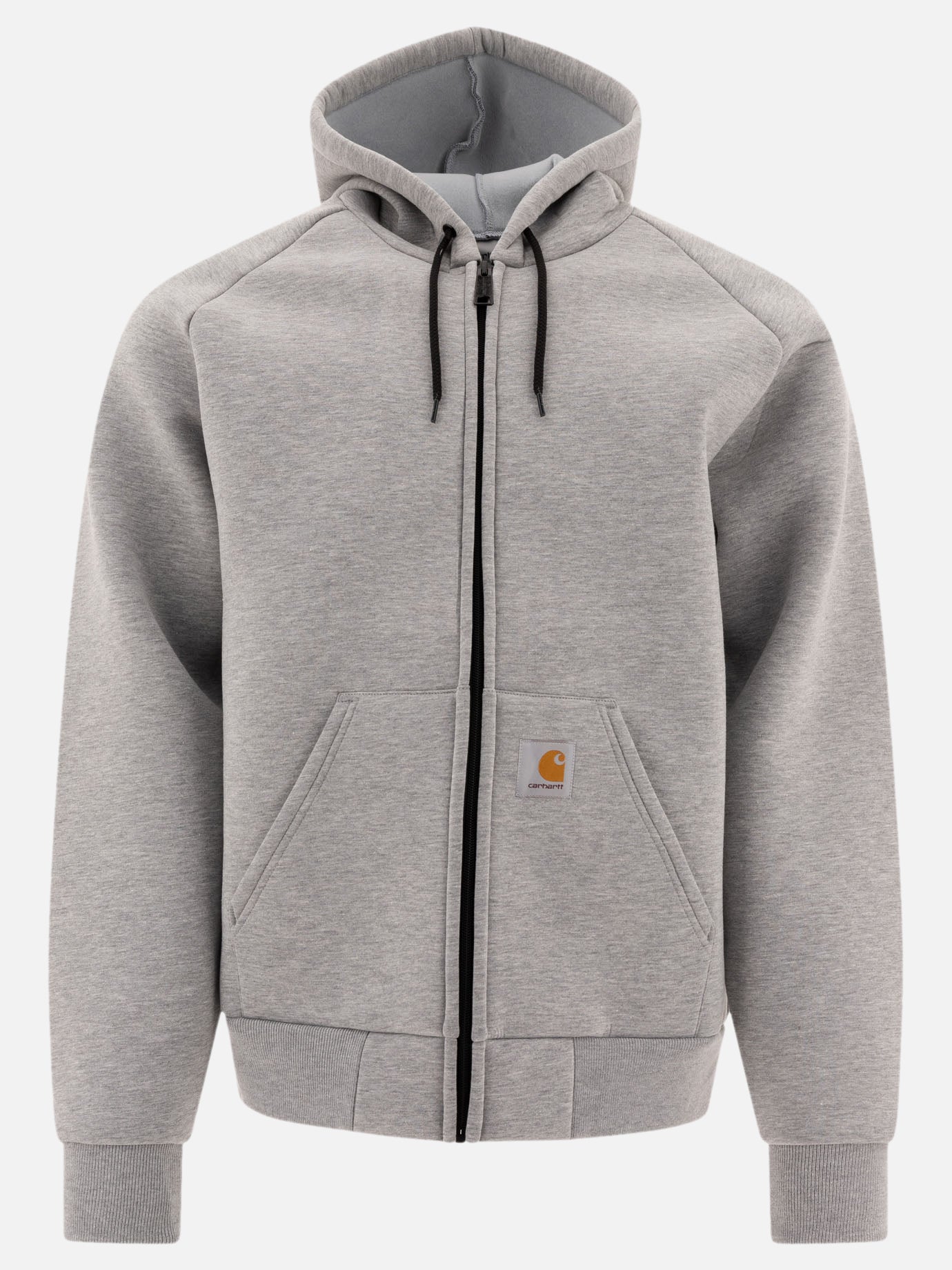 Carhartt WIP "Car-Lux" zipped hoodie Grey