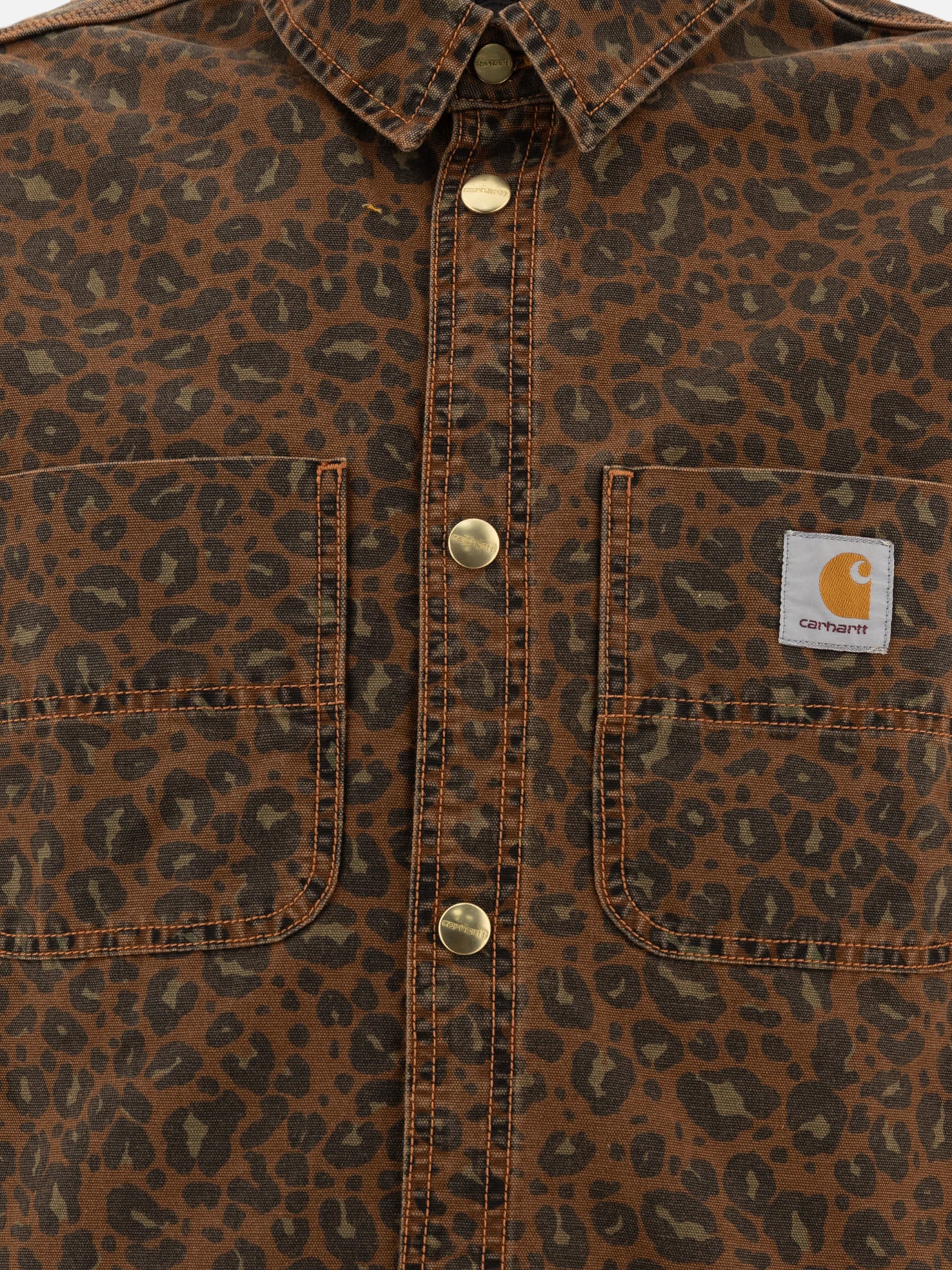 Overshirt jackets Animal print  Brown - Carhartt WIP Men | PDP | VIETTI Online Store | thumbnail_3