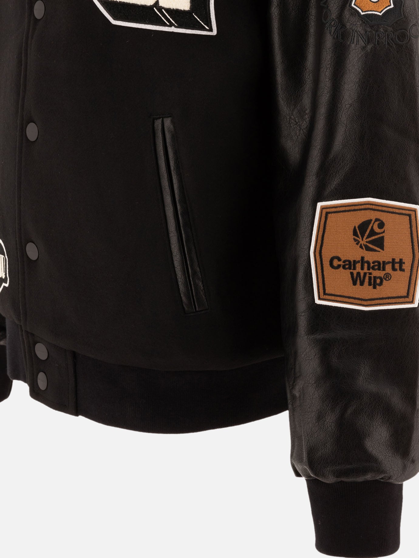 Carhartt WIP "Brown Ducks" bomber jacket Black