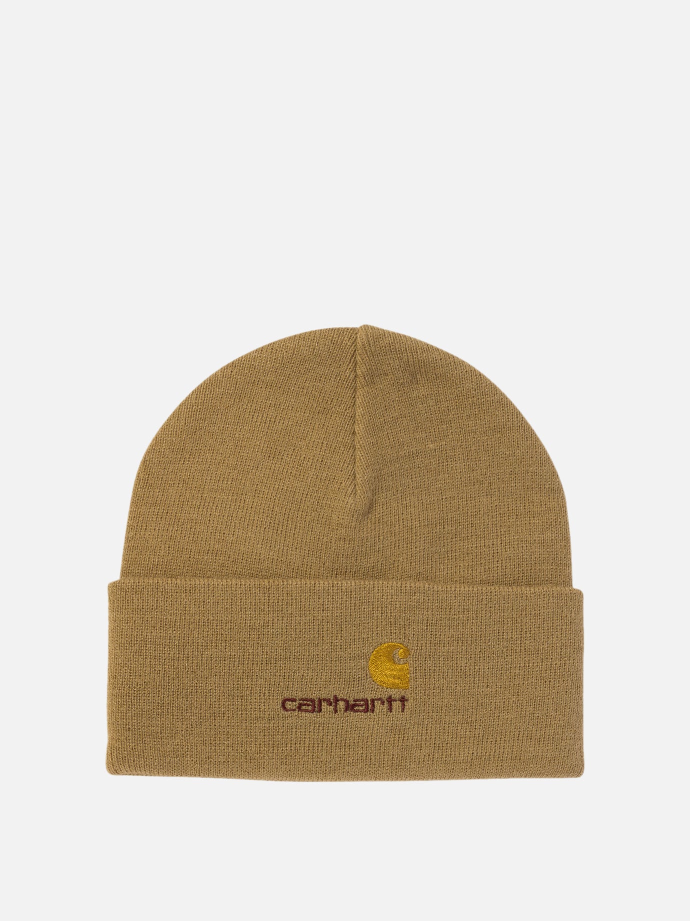 Carhartt WIP "American Script" beanie Beige