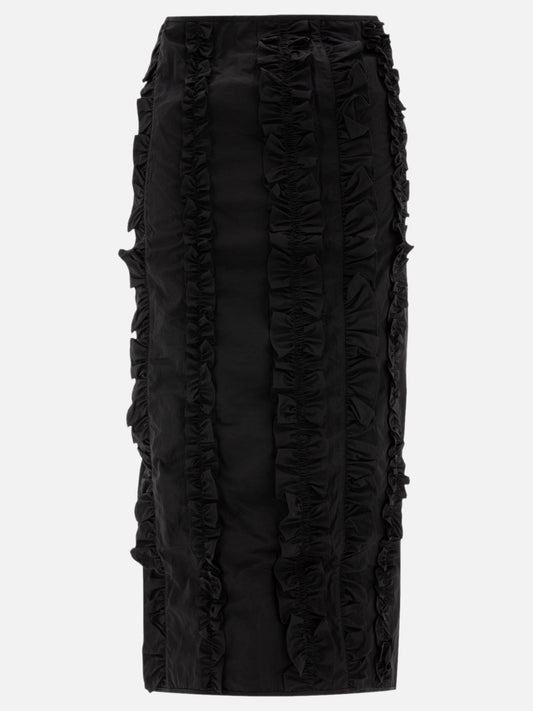 Cecilie Bahnsen "Ocean" skirt Black