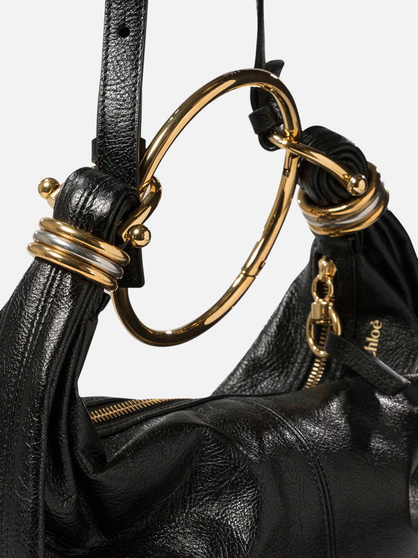 Chloé "Bracelet Hobo" handbag Black