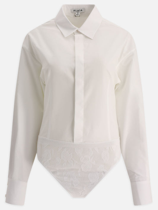 Bodysuits Solid colour  White - Alaïa Women | PDP | VIETTI Online Store 
