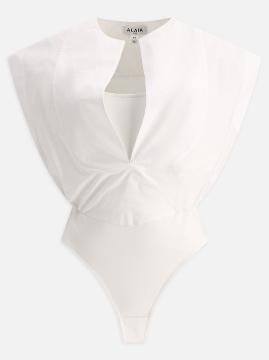 Bodysuits Solid colour  White - Alaïa Women | PDP | VIETTI Online Store 
