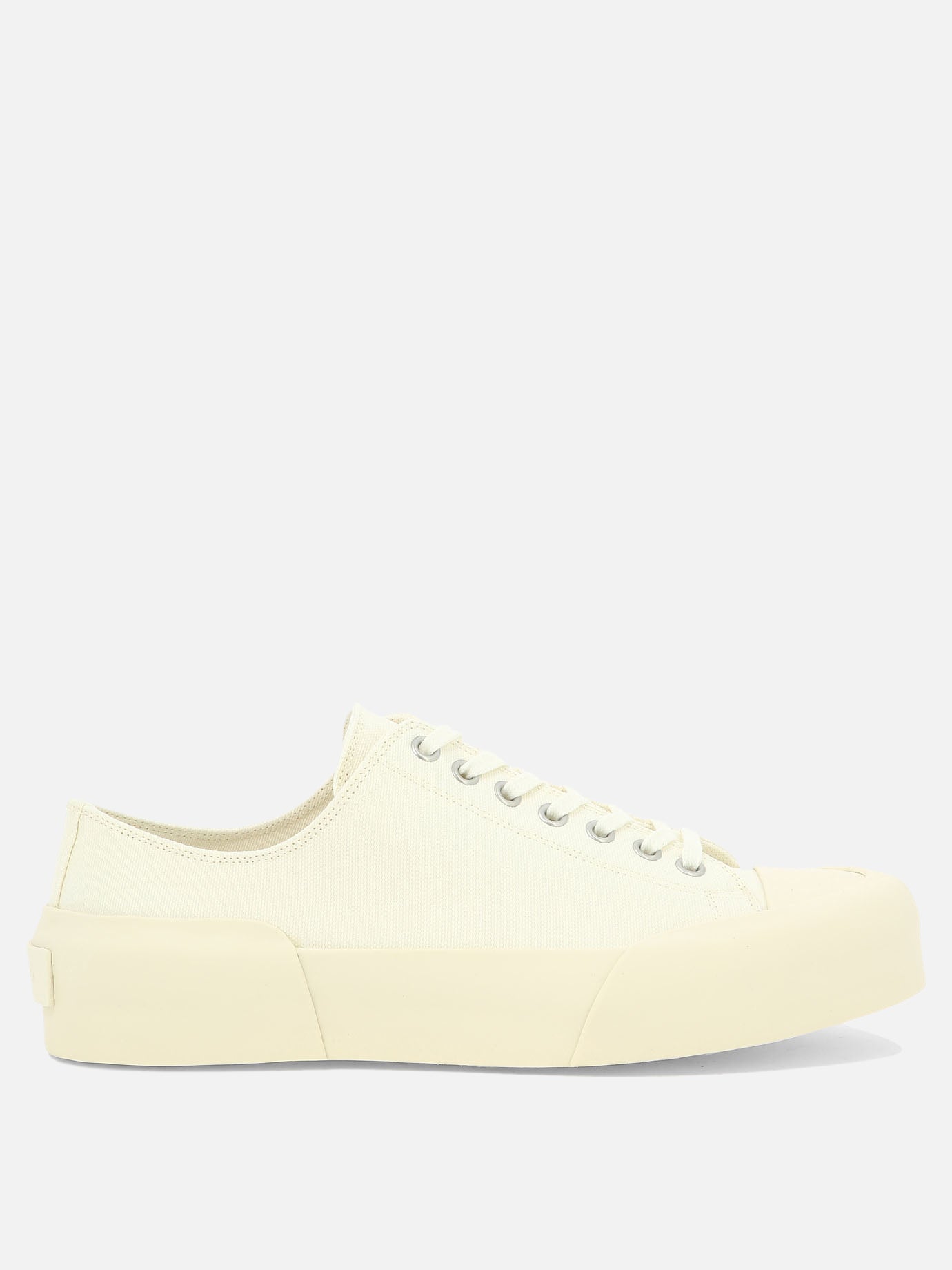 Low top sneakers 100% cotton - 100% rubber  White - Jil Sander Women | PDP | VIETTI Online Store | Zoom-Modal
