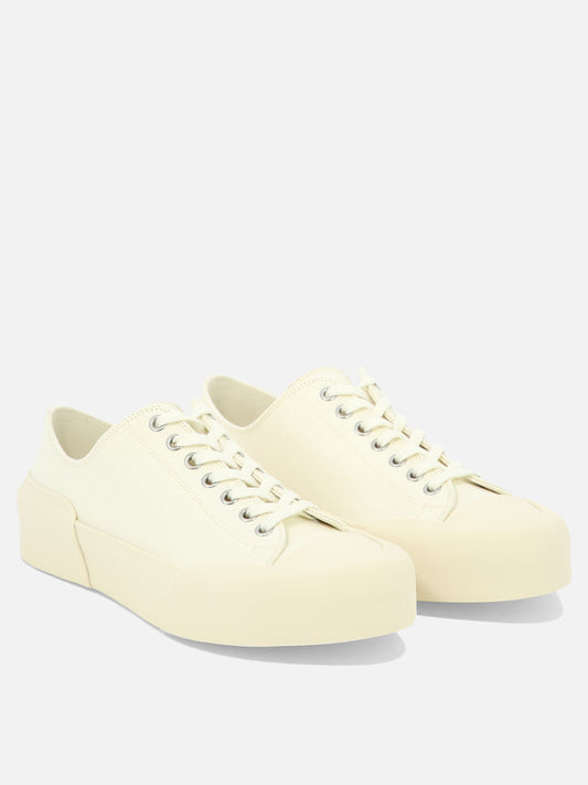 Low top sneakers 100% cotton - 100% rubber  White - Jil Sander Women | PLP | VIETTI Online Store | 2
