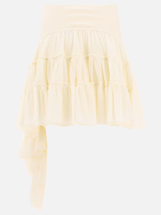 Loewe Ruffled skirt 19565363_34 White 2