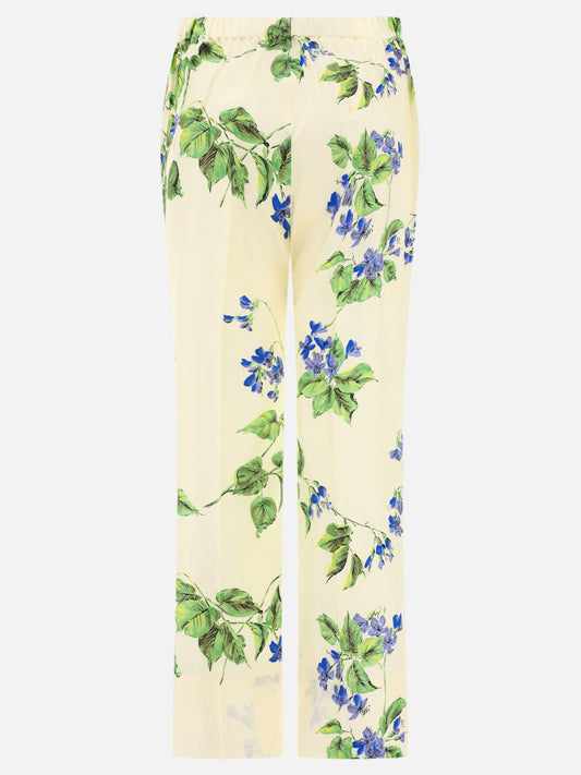 Leisure trousers Floral  White - Prada Women | PLP | VIETTI Online Store | 2
