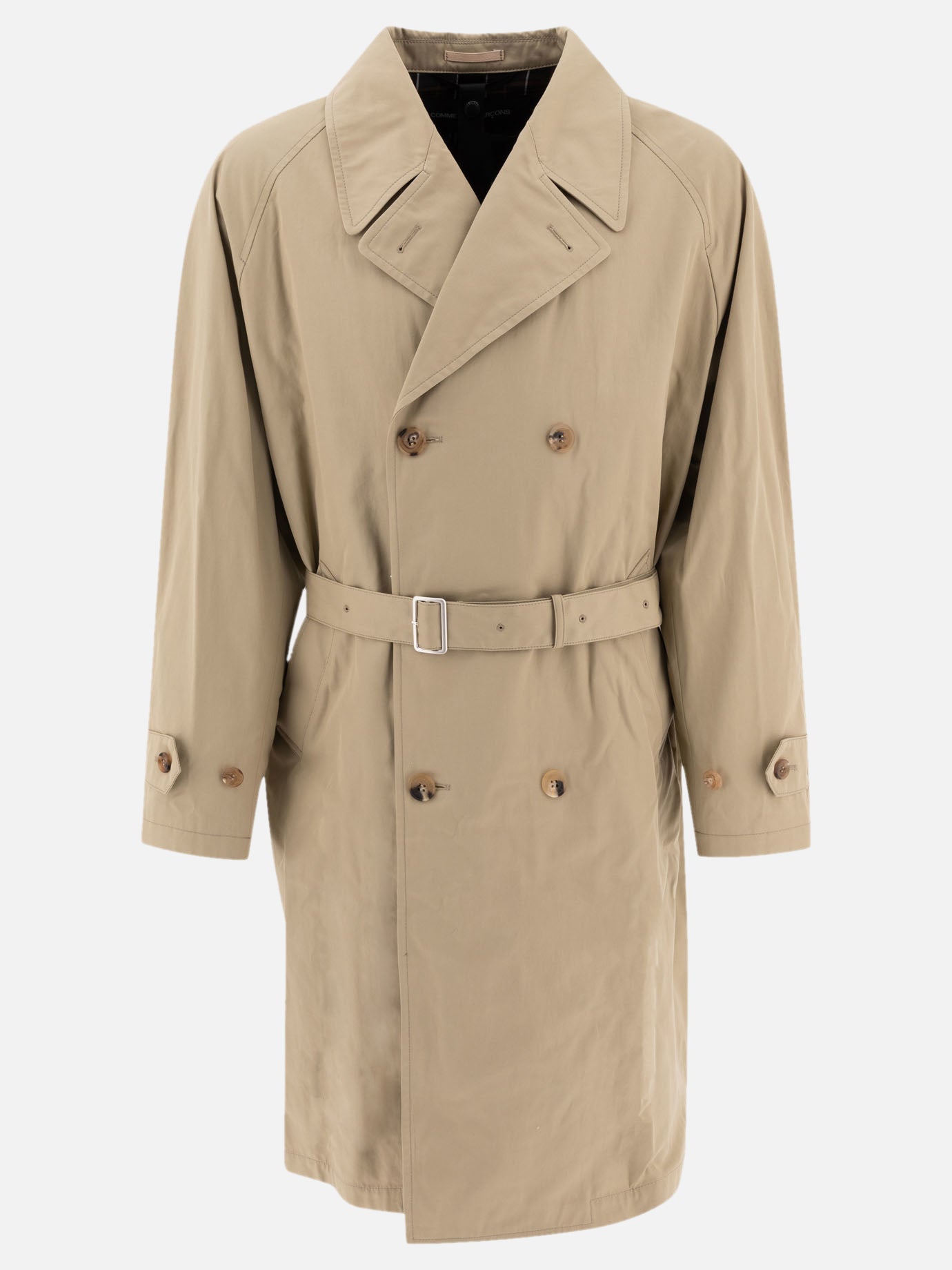 Raincoats & Trench coats Solid colour  Beige - Comme Des Garçons Homme Men | PDP | VIETTI Online Store | thumbnail