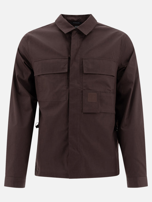 "The Metropolis Serie Utility" gabardine overshirt