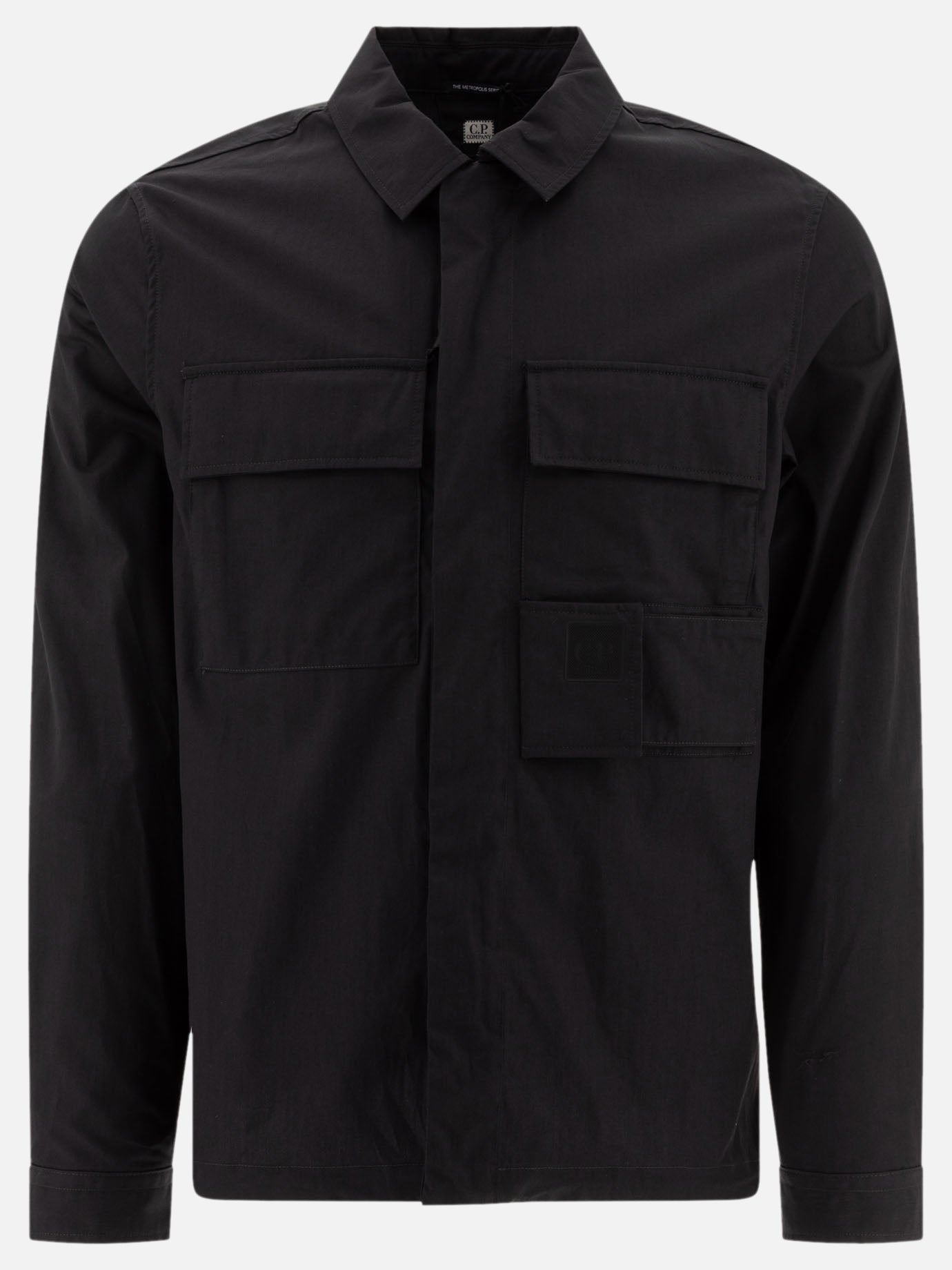 "The Metropolis Serie Utility" gabardine overshirt