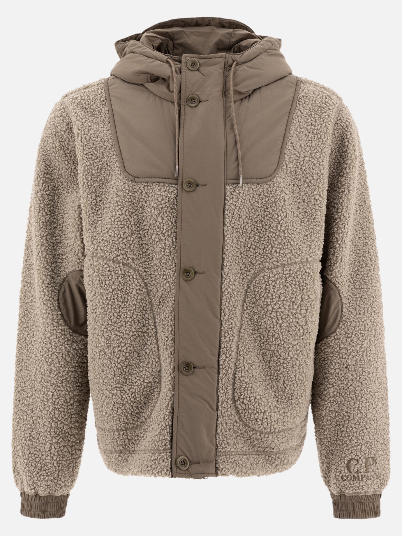 Fleece jackets Solid colour  Green - C.P. Company Men | PDP | VIETTI Online Store | Zoom-Modal
