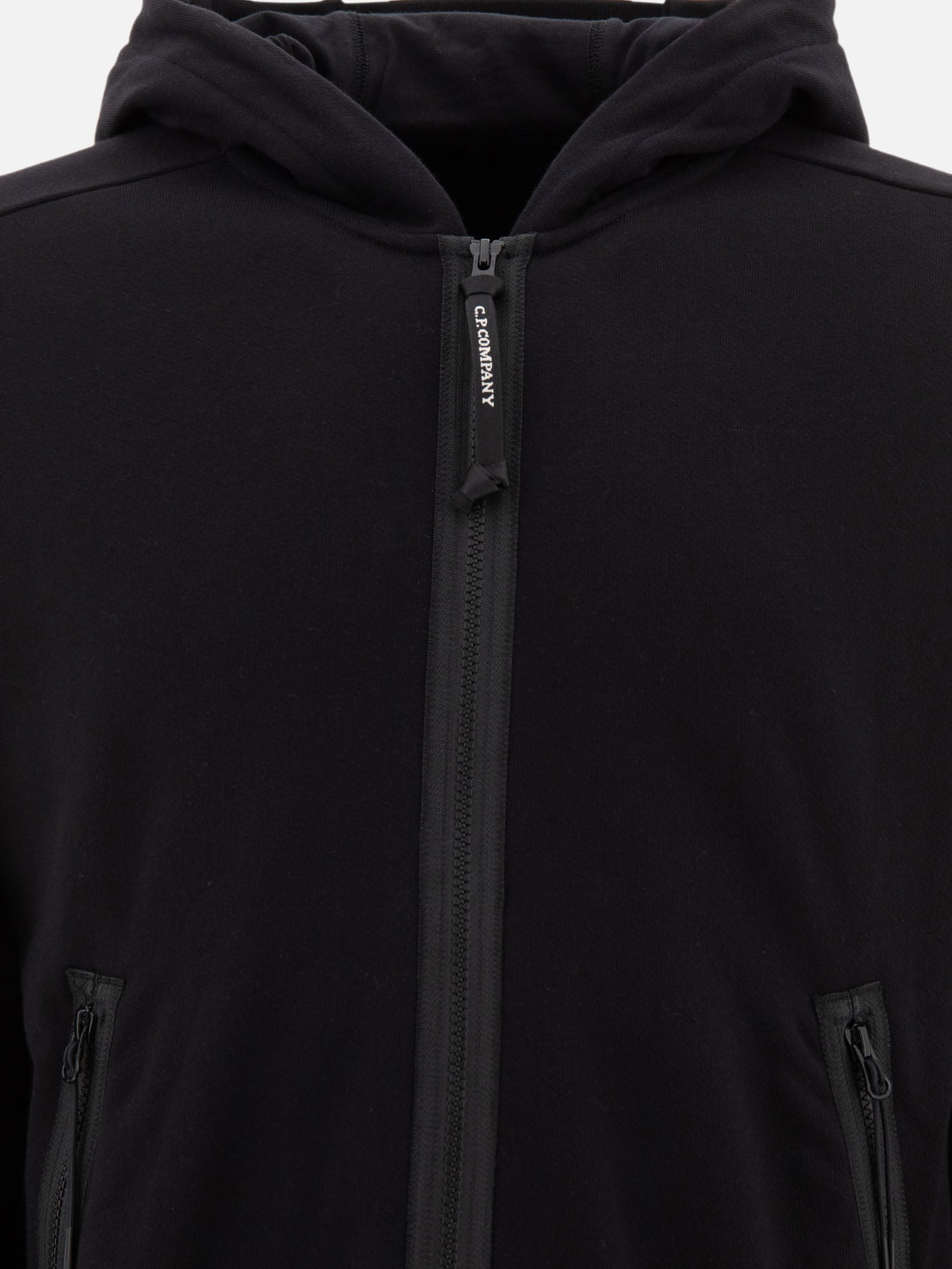 "Lens" zippered hoodie