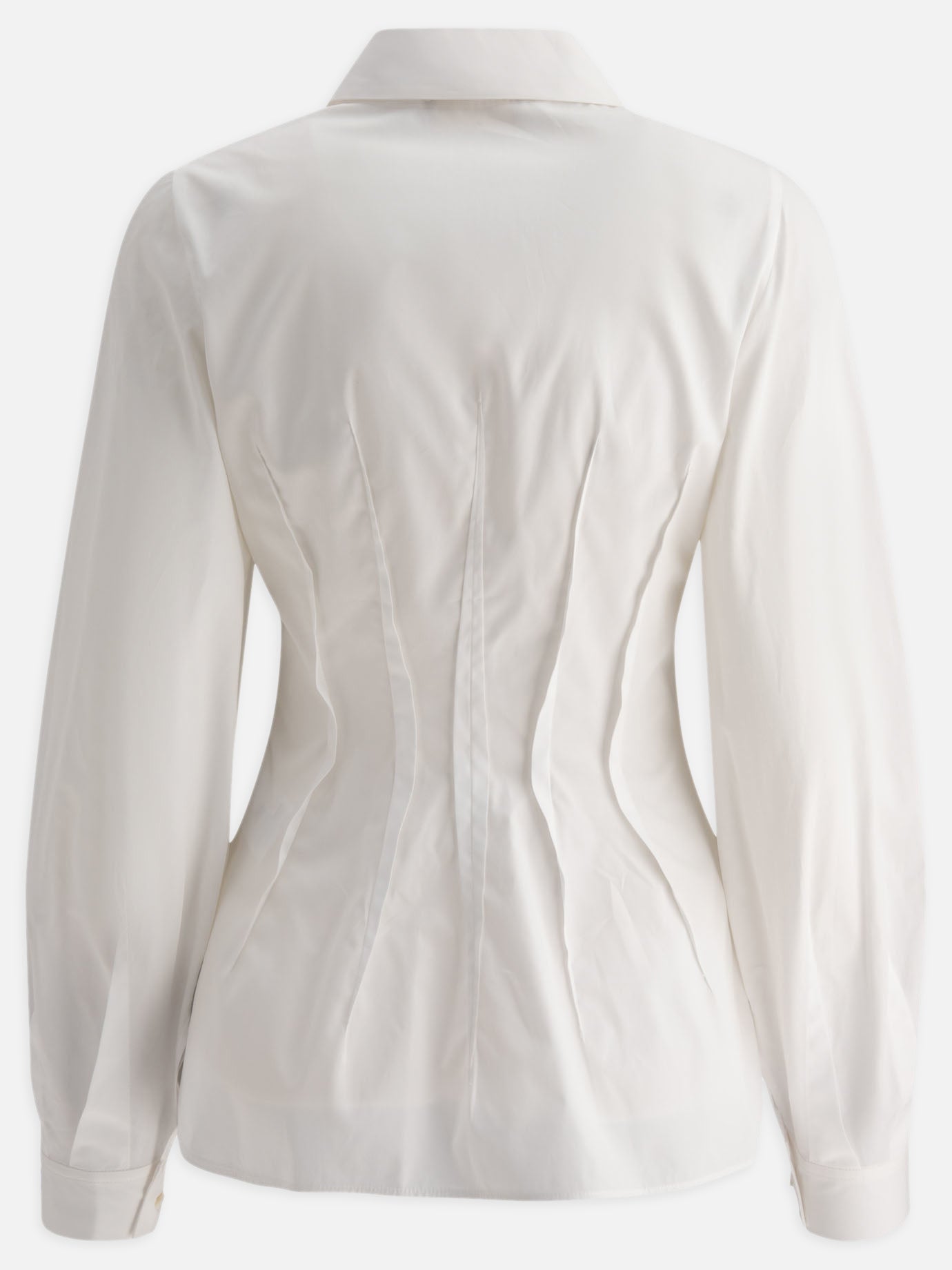 Elie Saab Shirt with inverted darts White