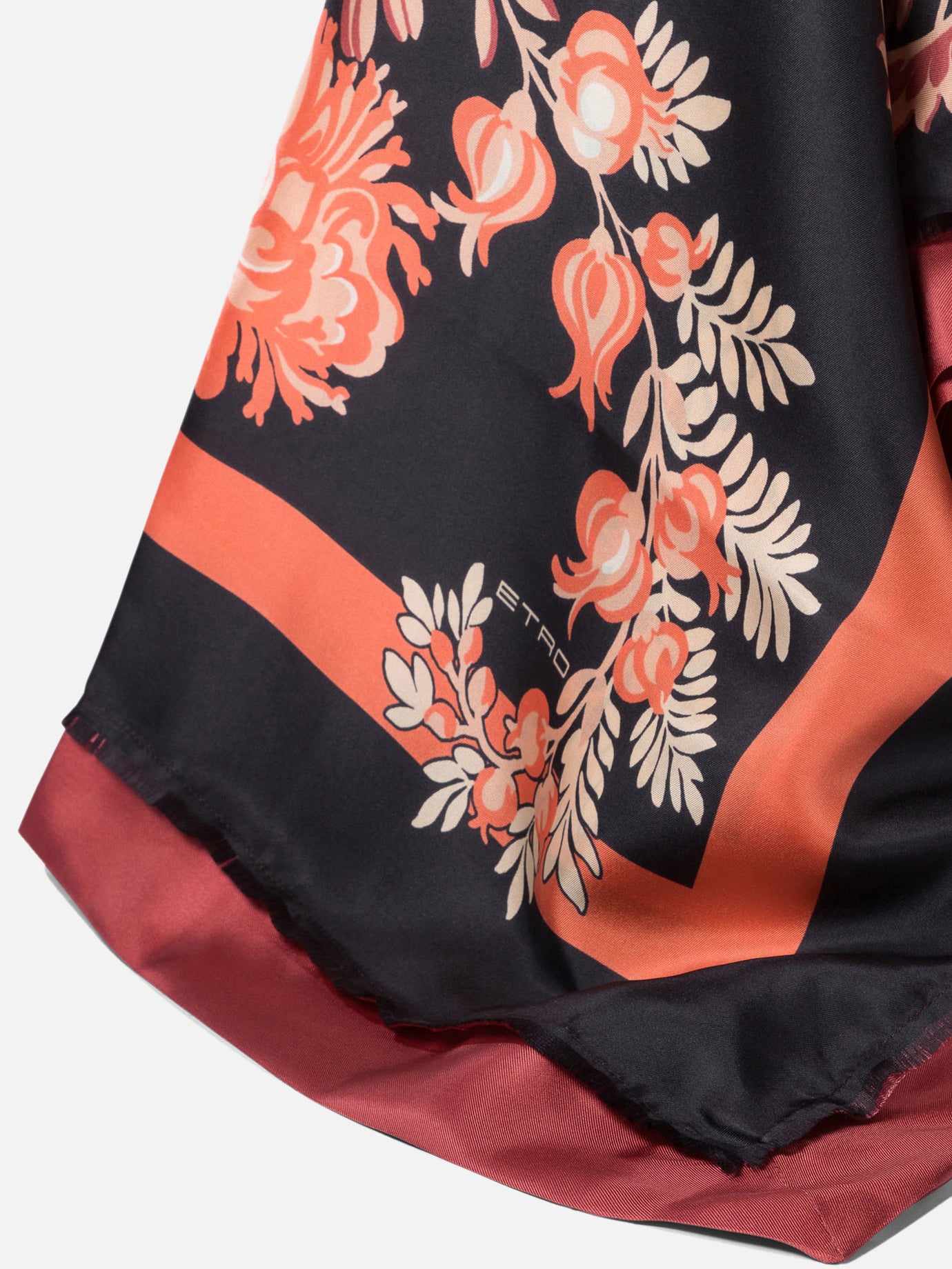 Classic scarves 100% silk  Red - Etro Women | PDP | VIETTI Online Store | thumbnail_2