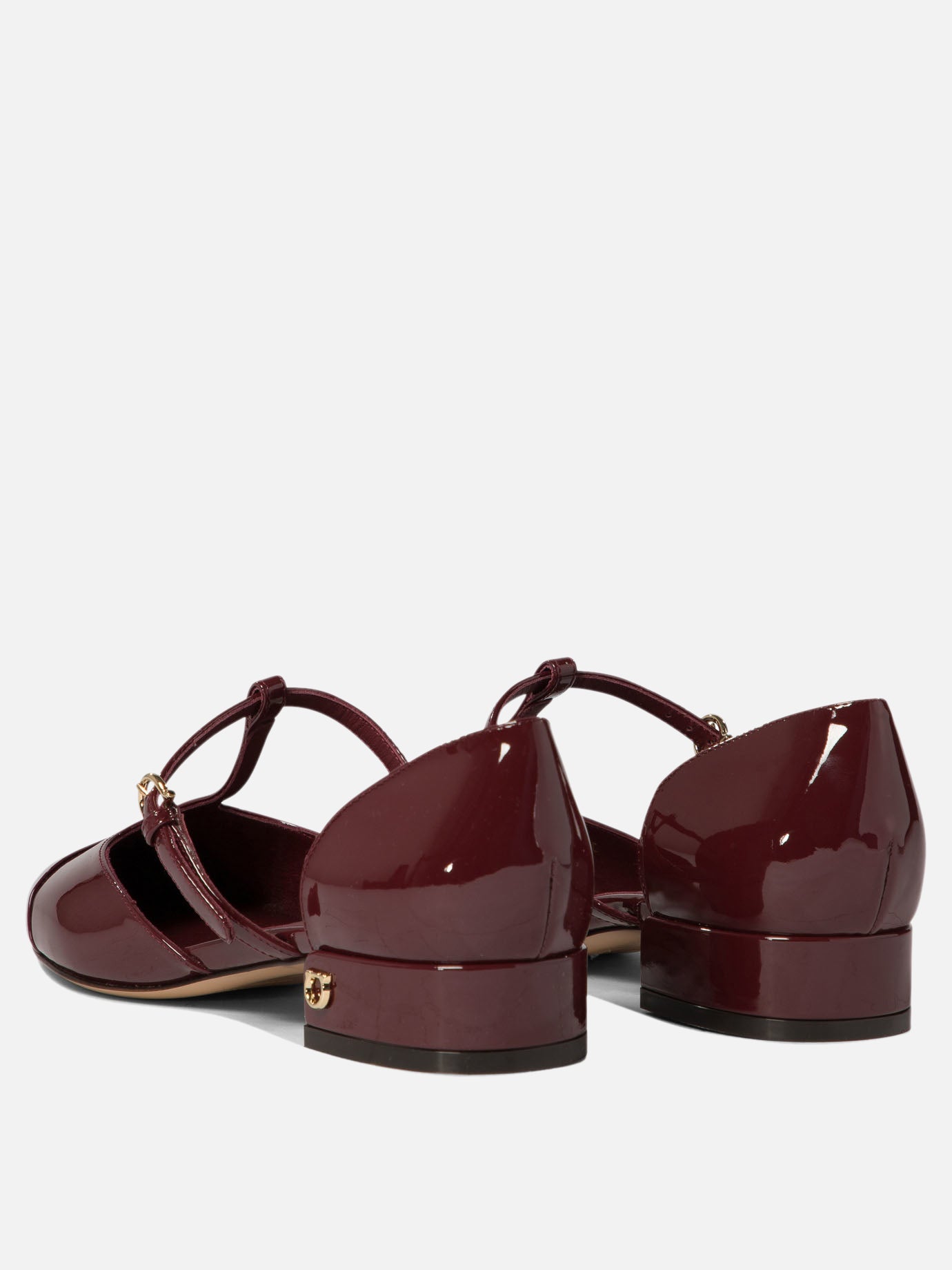 Ferragamo "Linette" Mary Jane flats Bordeaux