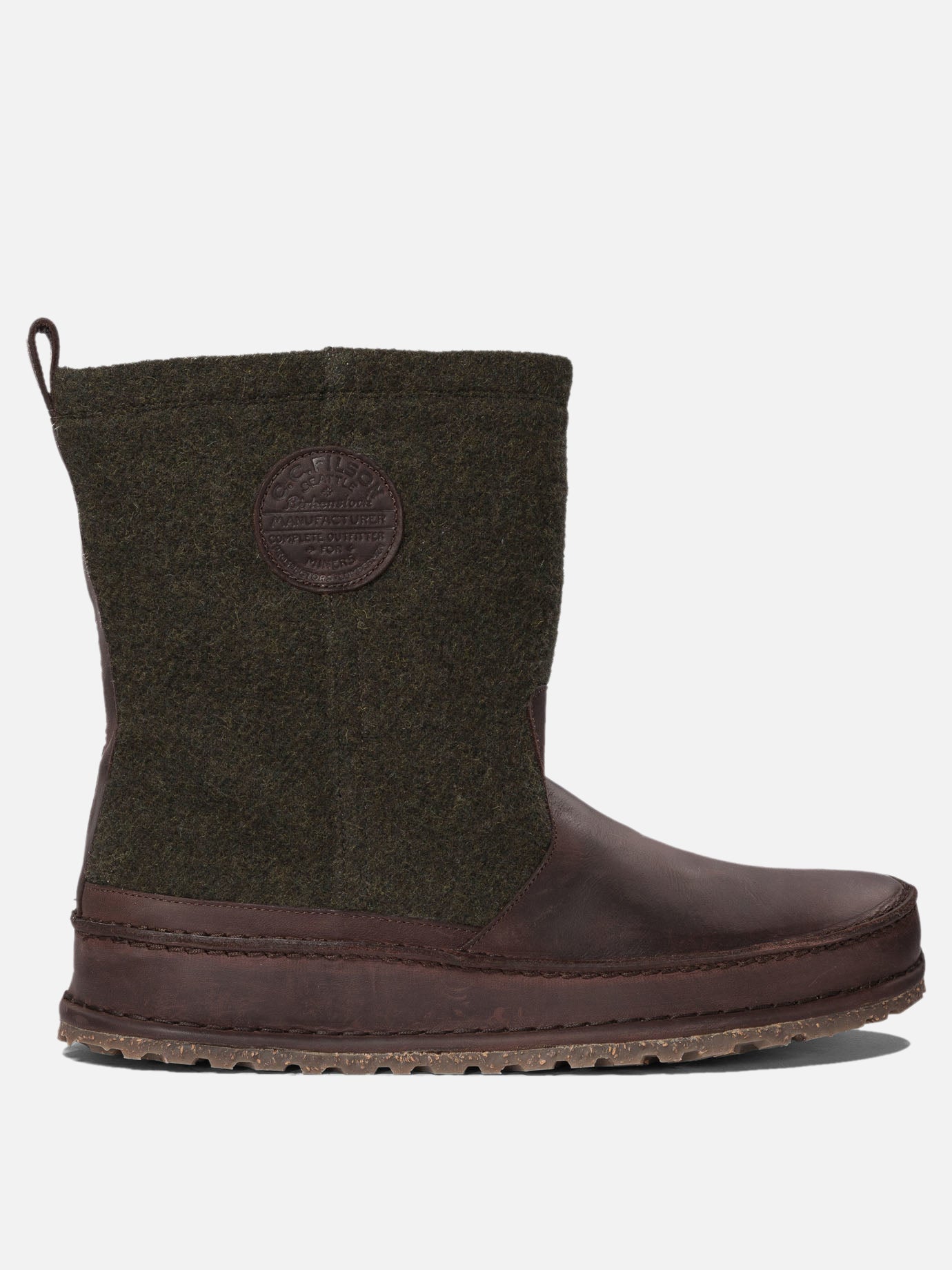 Pull-on boots 60% wool 40% leather - 100% rubber  Green - Filson Men | PDP | VIETTI Online Store | Zoom-Modal

