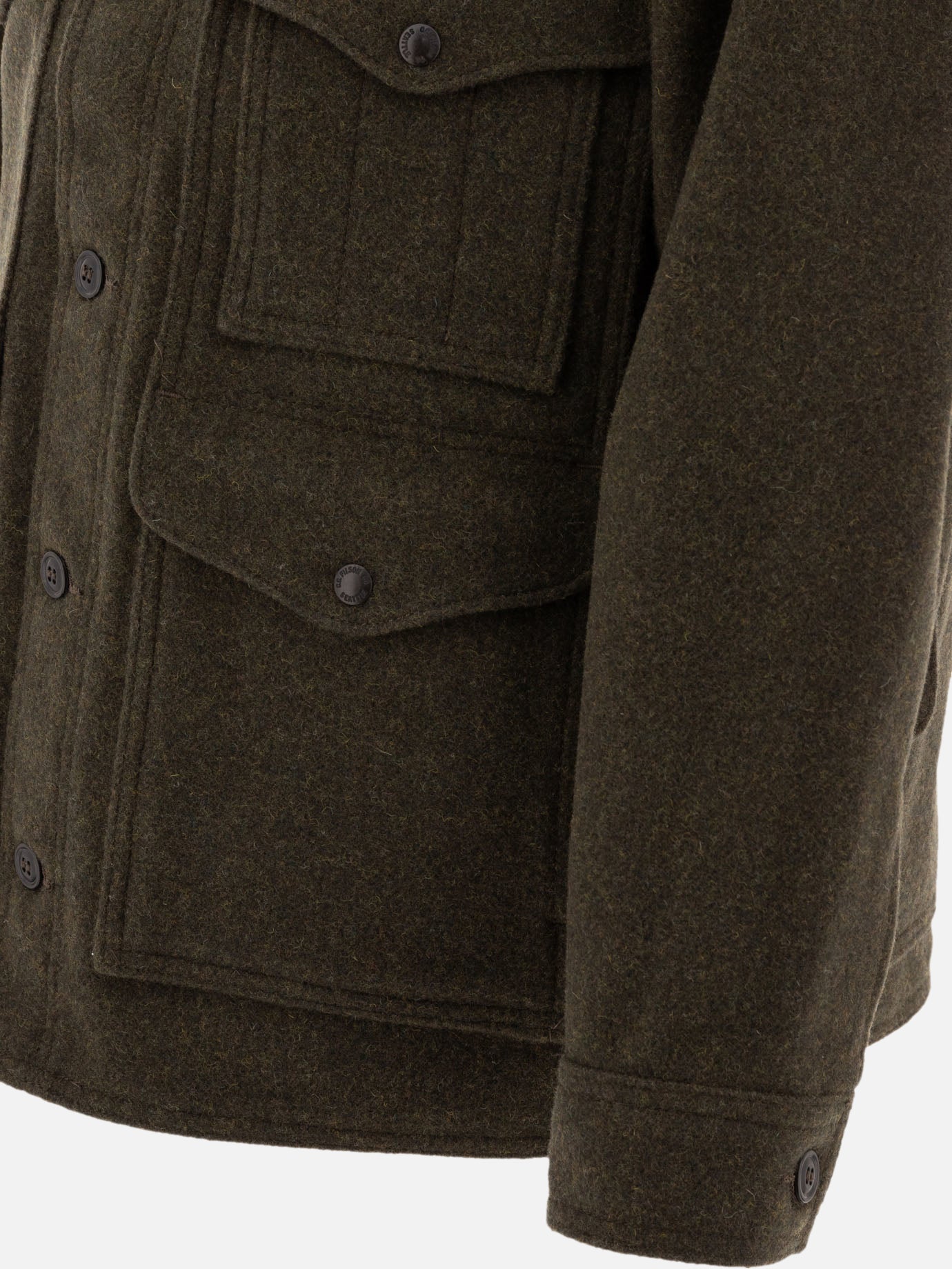 Filson "Mackinaw" wool coat Green