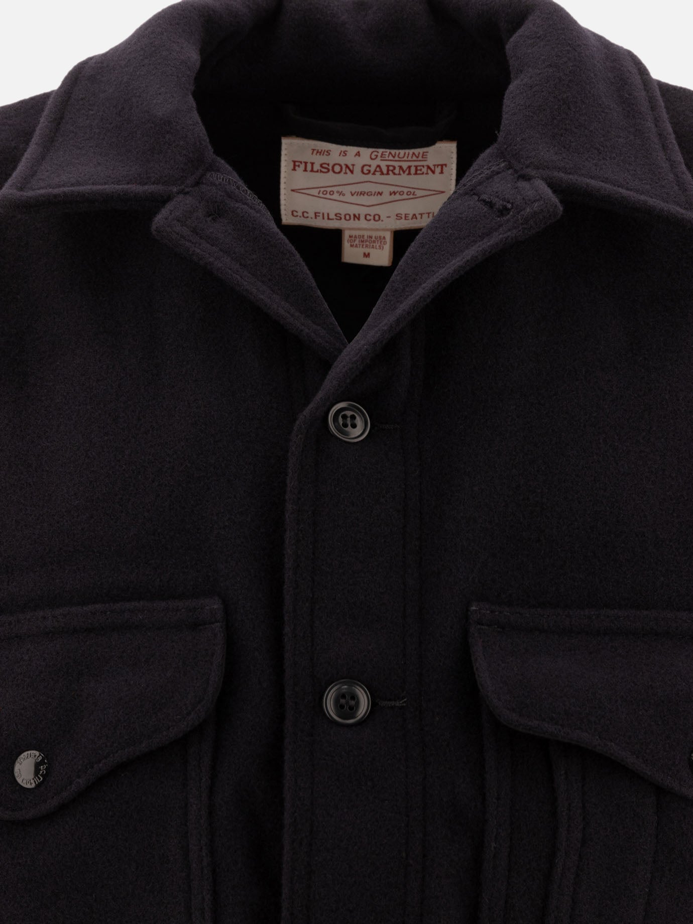 "Mackinaw" wool coat