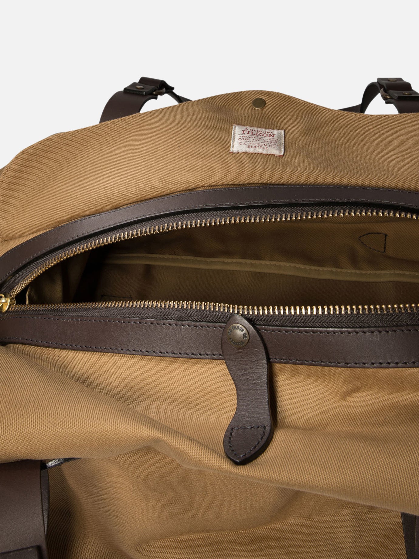 Filson "Rugged Twill Medium" duffle bag Beige