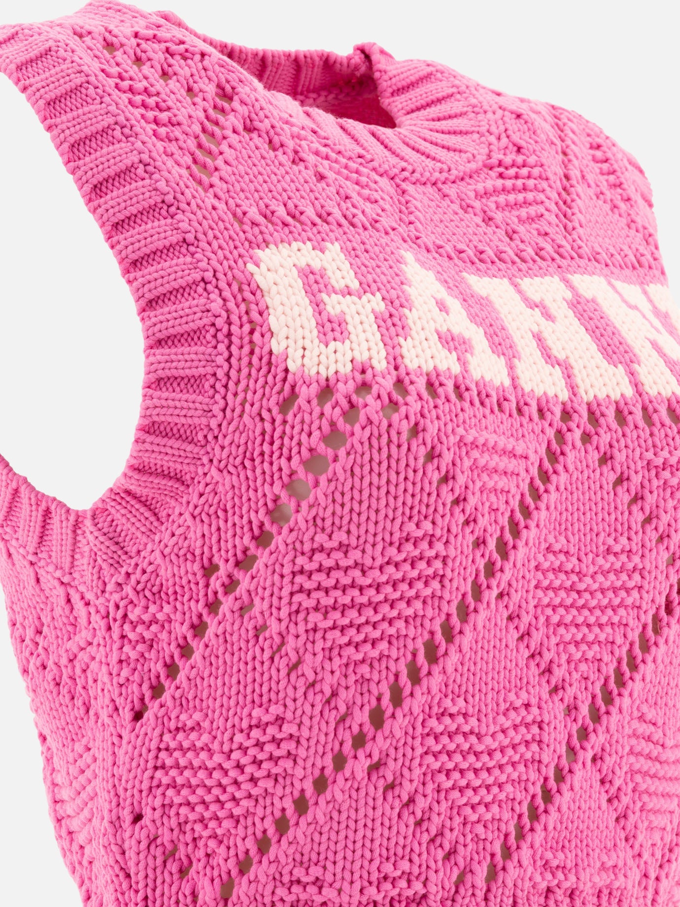 Ganni "Ganni" vest Pink