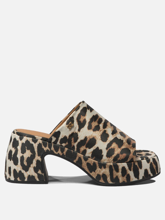 Leopard sandals